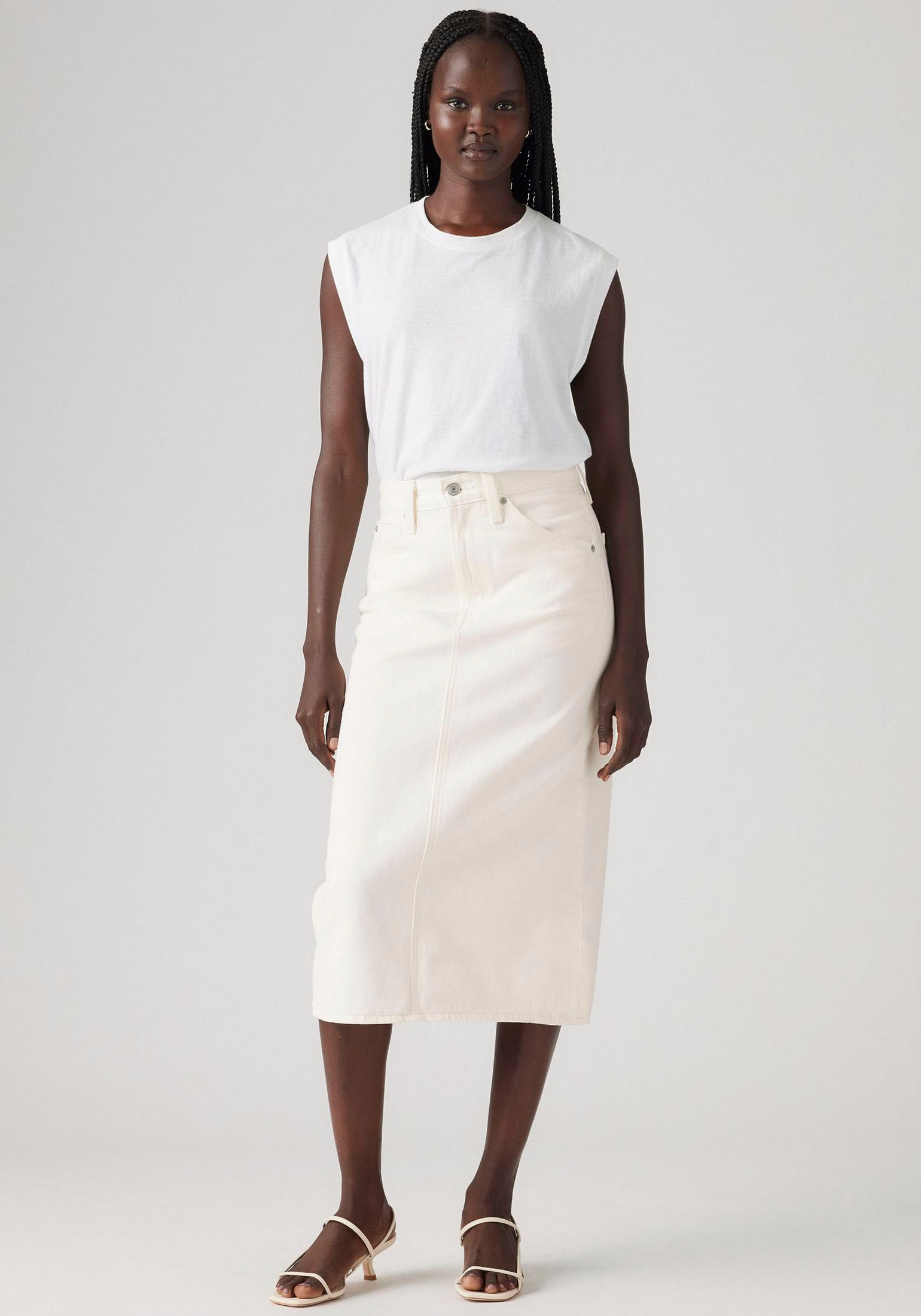 Levi's® Jeansrock »HR BACK SLIT SKIR«, mit Schlitz hinten