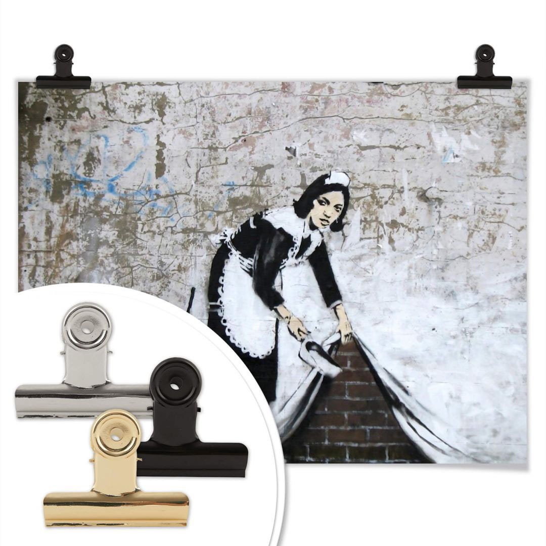 Bilder Wandposter London«, Menschen, Wall-Art (1 Maid Bild, Jelmoli-Versand in St.), Poster online »Graffiti shoppen Poster, Wandbild, |