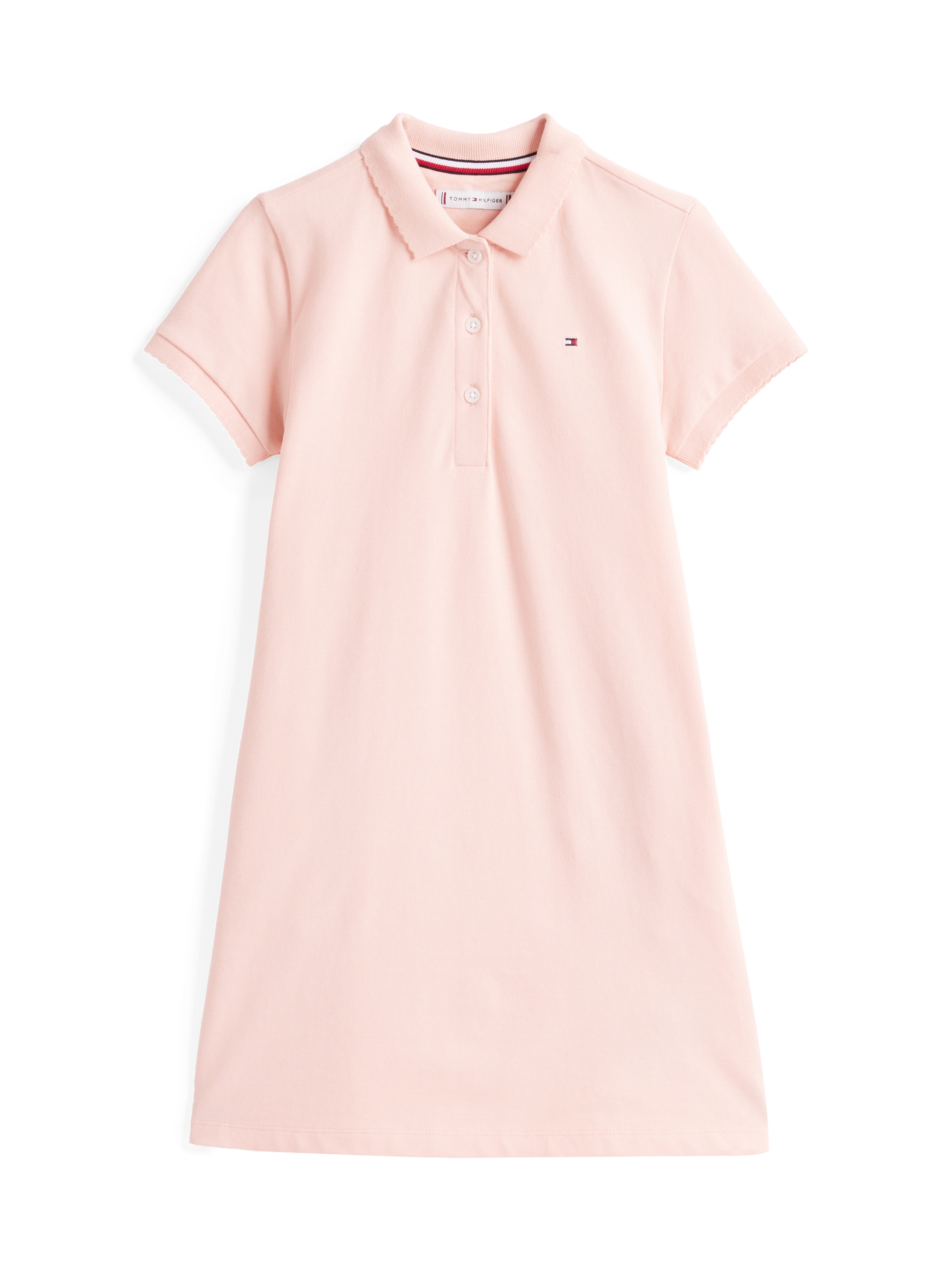 Tommy Hilfiger Polokleid »ESSENTIAL POLO DRESS«, in Knielänge, mit Logostickerei