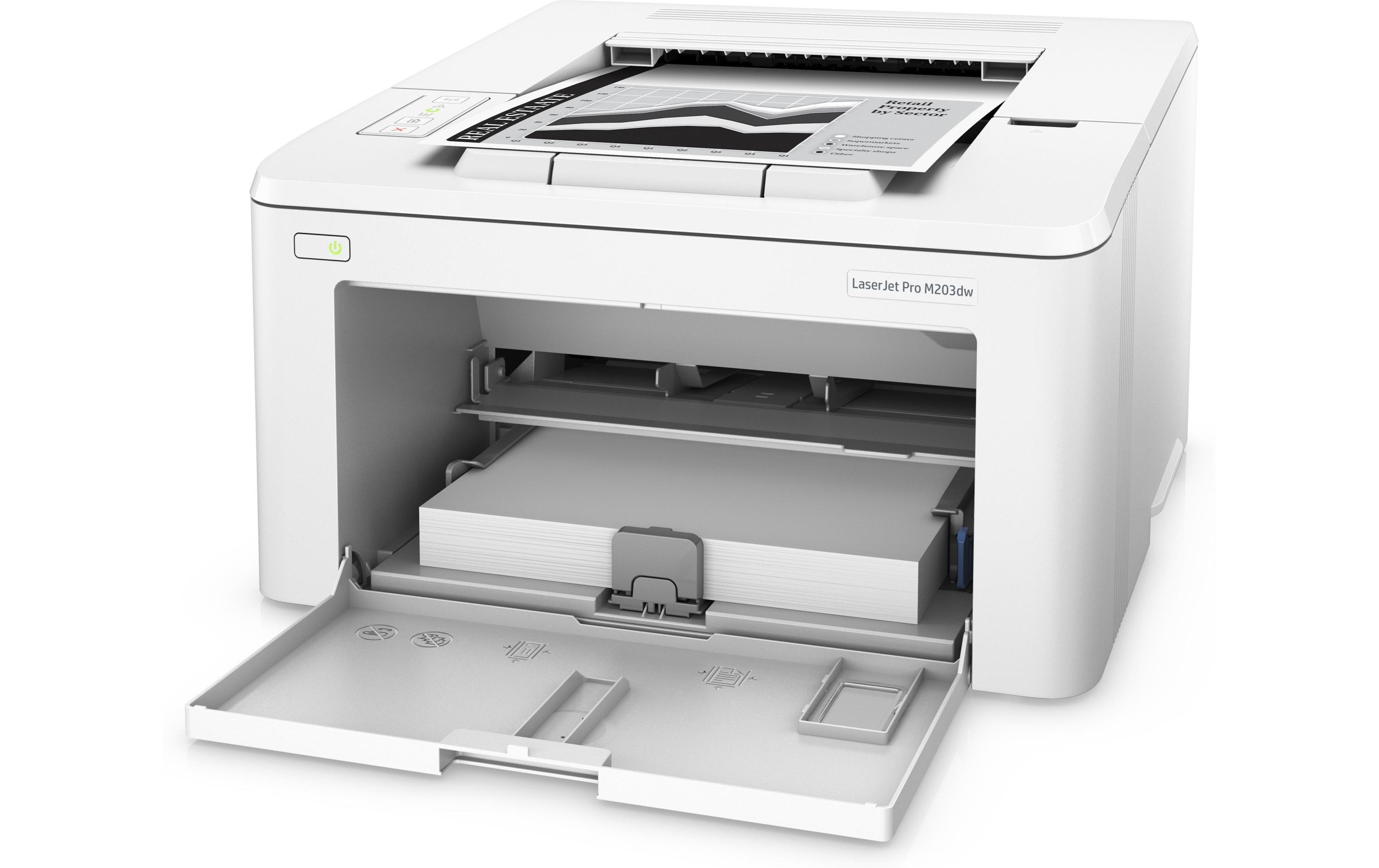 HP Schwarz-Weiss Laserdrucker »LaserJet Pro M203dw«