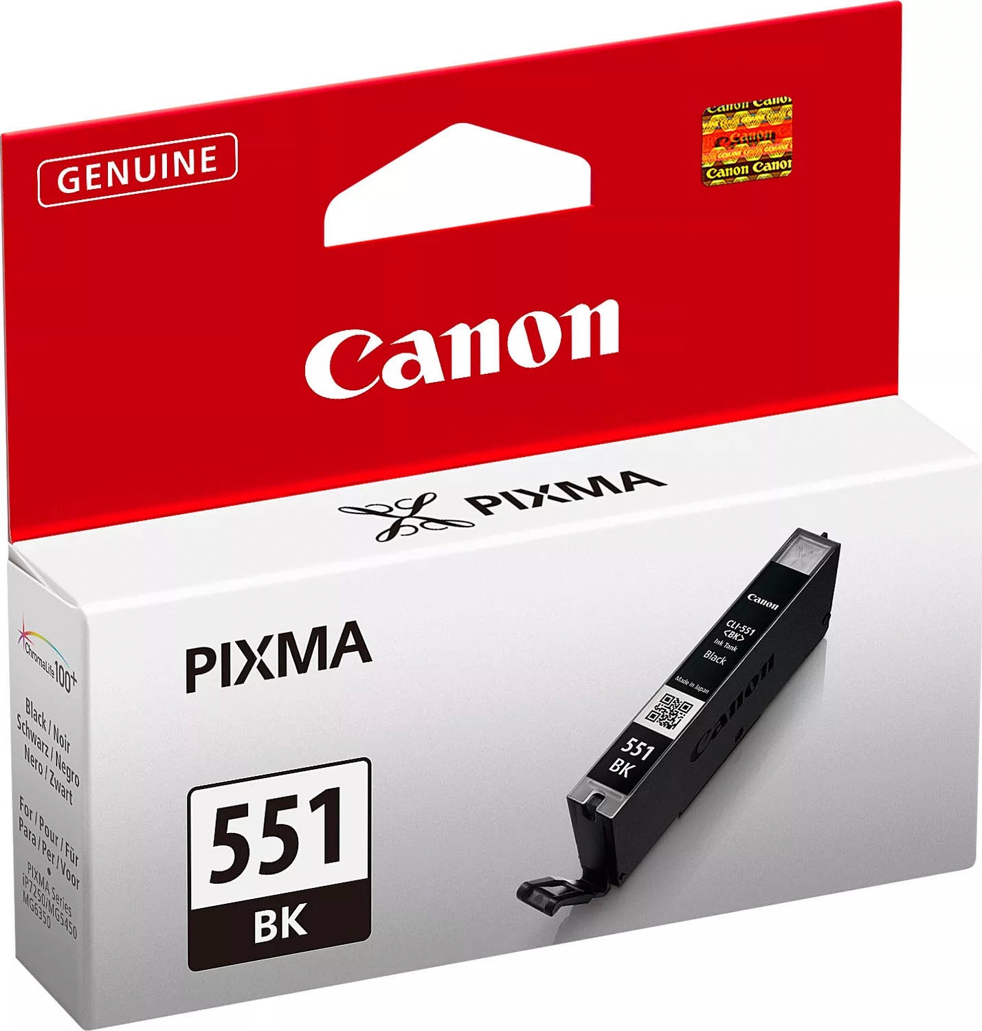 Canon Tintenpatrone »CLI-551BK« original Druckerpatrone 551 schwarz