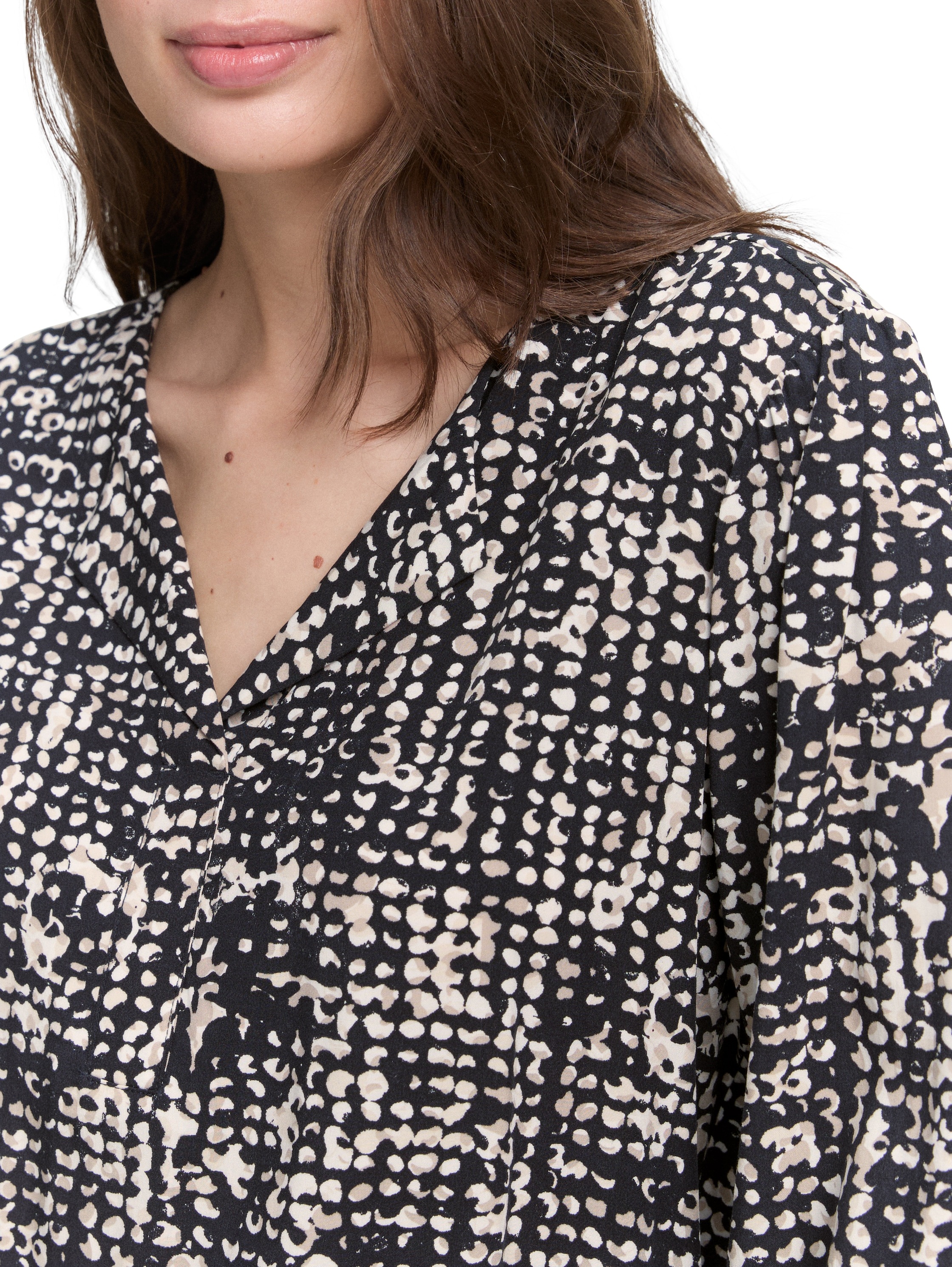 TOM TAILOR Shirtbluse, mit All-Over Print