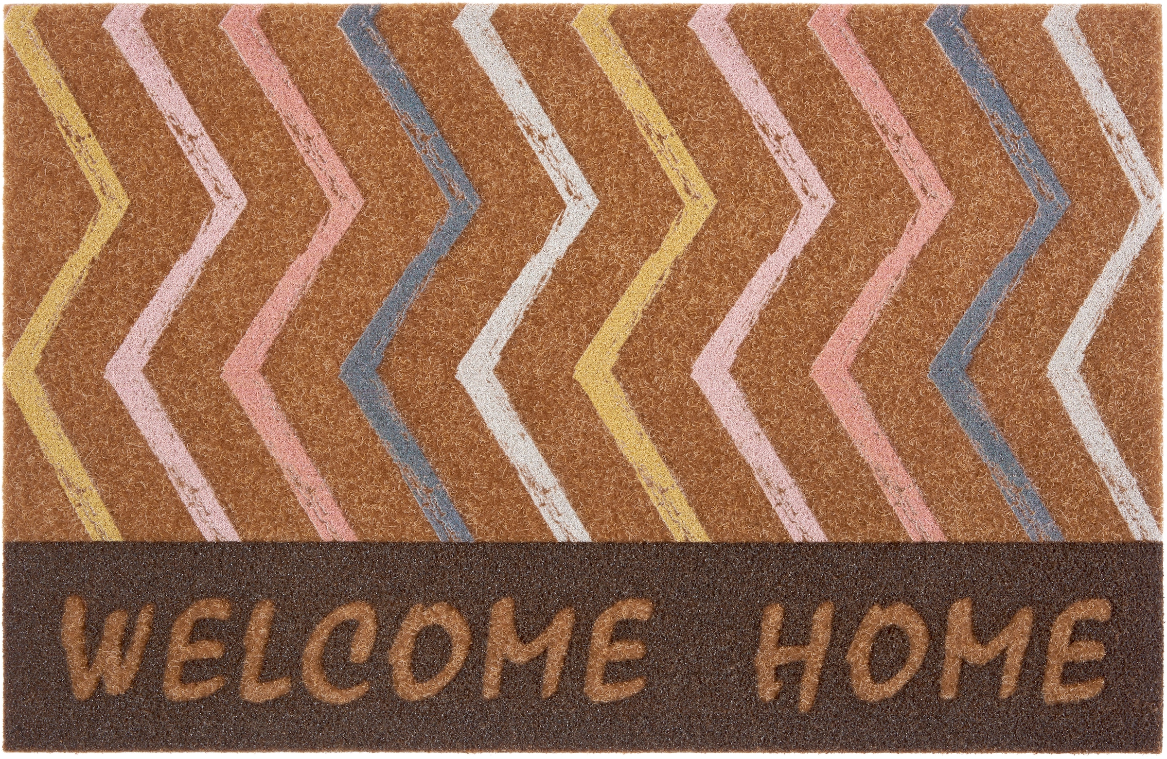 andas Fussmatte »Welcome Home«, rechteckig, mit Spruch, mit Schrift, Kokos- Look, Robust, Pflegeleicht, Rutschfest online shoppen | Jelmoli-Versand