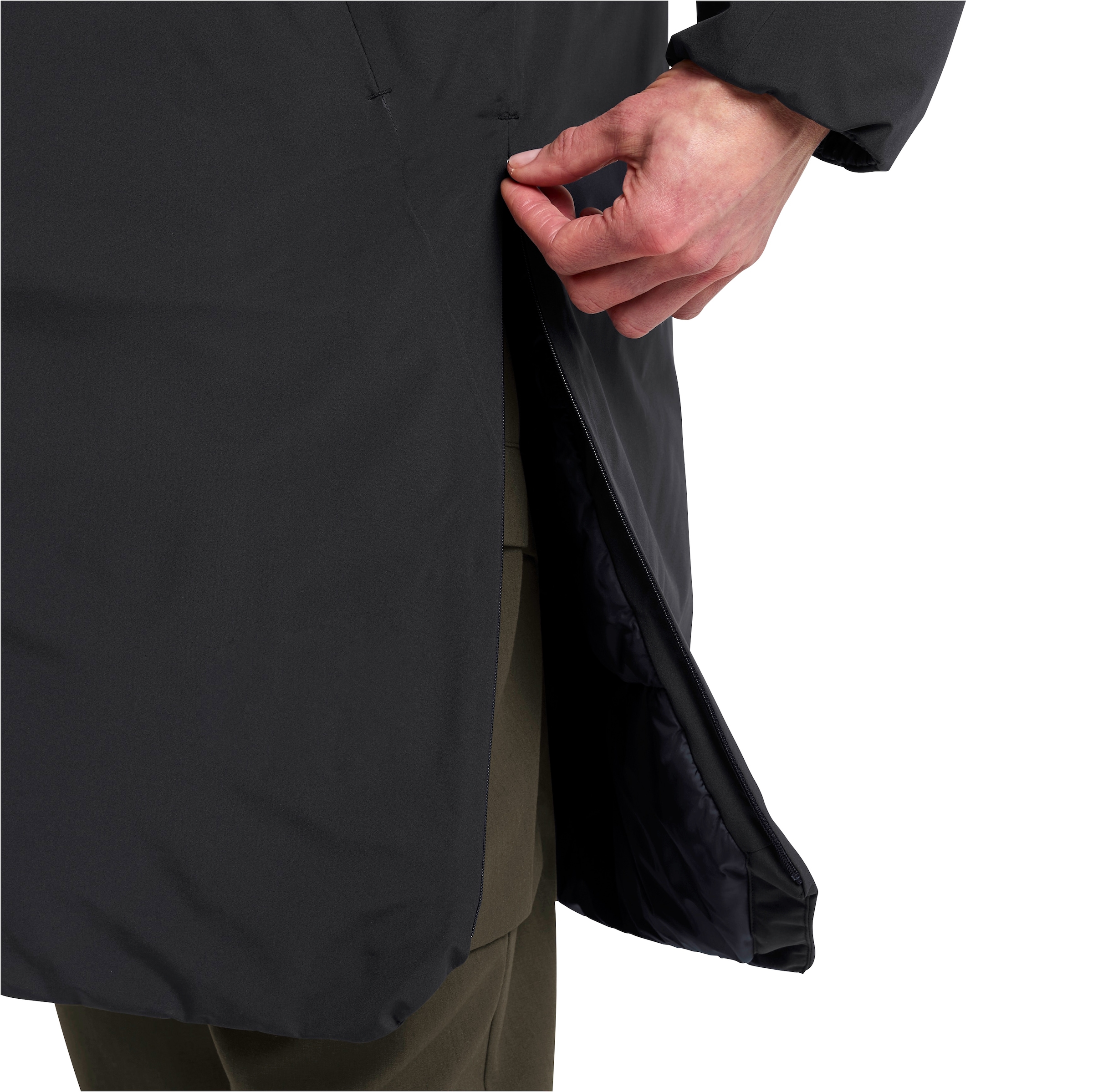 Jack Wolfskin Funktionsmantel »FROST HAVEN COAT W«, Wärmend, winddicht, Daunenjacke