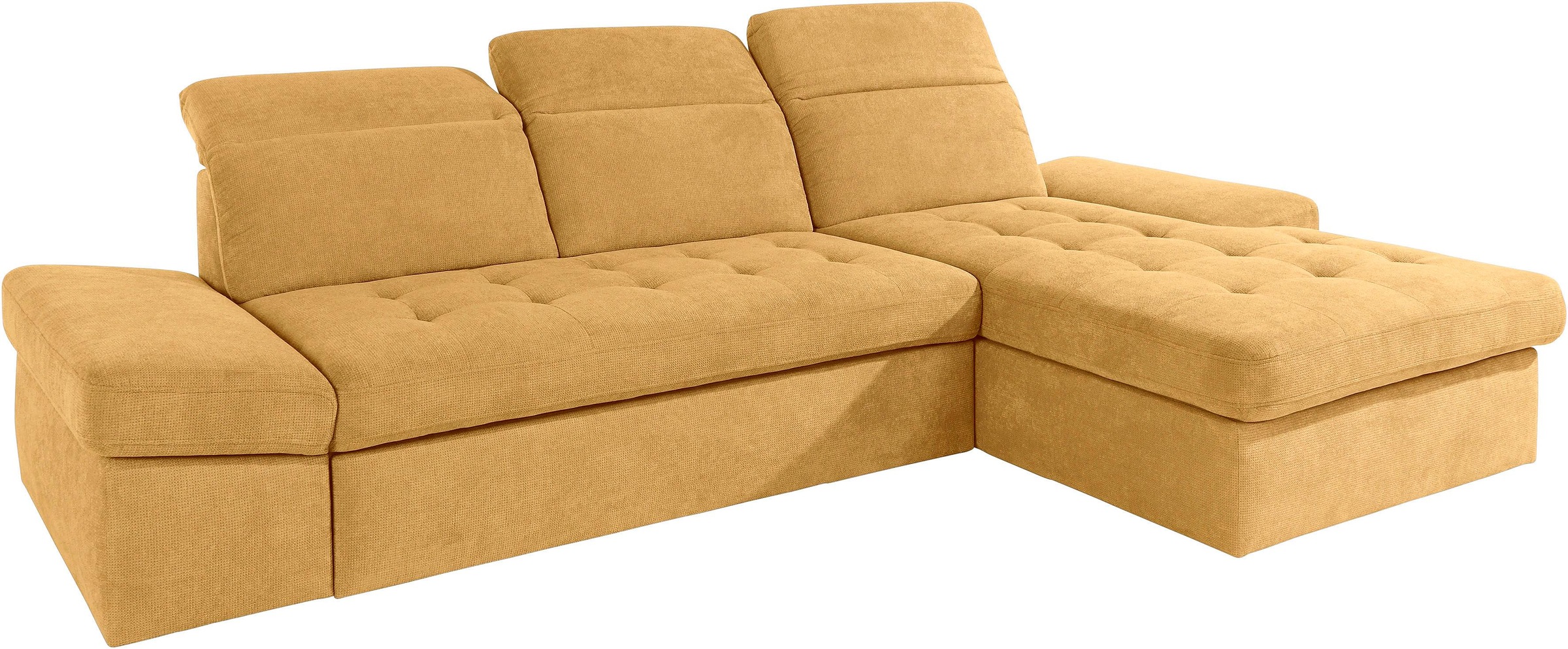sit&more Ecksofa »Stardust L-Form«, wahlweise mit Bettfunktion und Bettkasten
