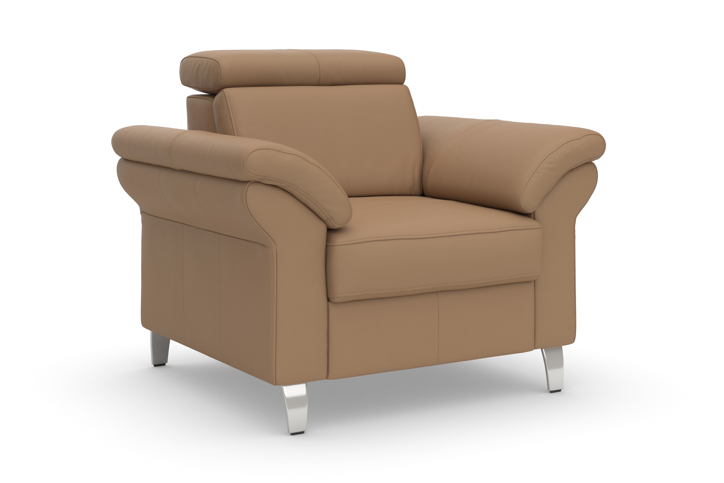 sit&more Sessel »Arngast«, inklusive Federkern und Kopfteilverstellung