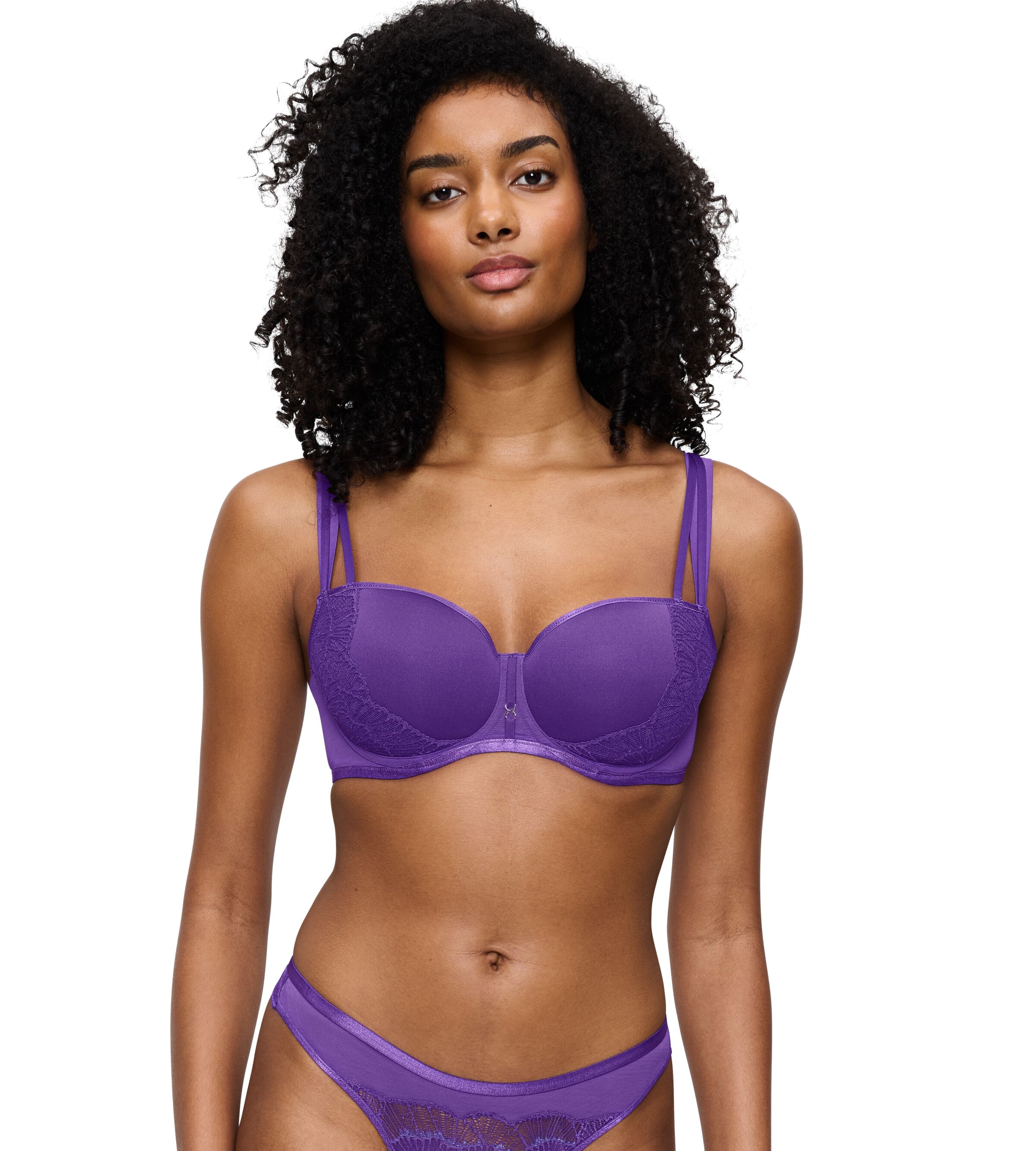 Triumph Balconette-BH »Palina Moonlight Kiss« Triumph x Palina Rojinski, gefütterte Spacer-Cups, Spitze, Glitzergarn