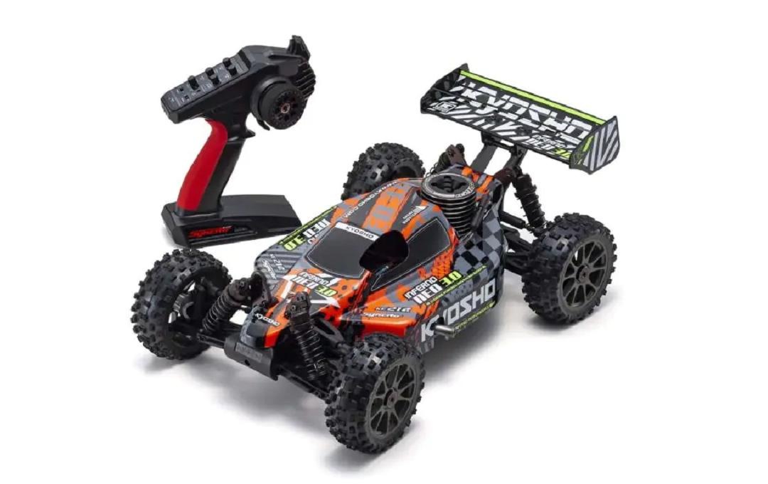 RC-Buggy »Kyosho Inferno NEO 3.0 Nitro Rot, ARTR,«, Lackiert
