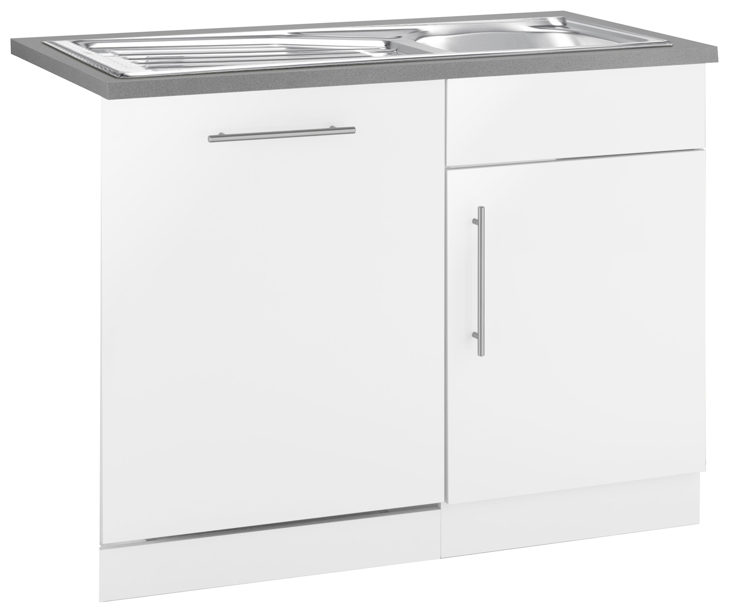 wiho Küchen Spülenschrank »"Cali"«, 110 cm breit, inkl. Tür/Sockel für Geschirrspüler