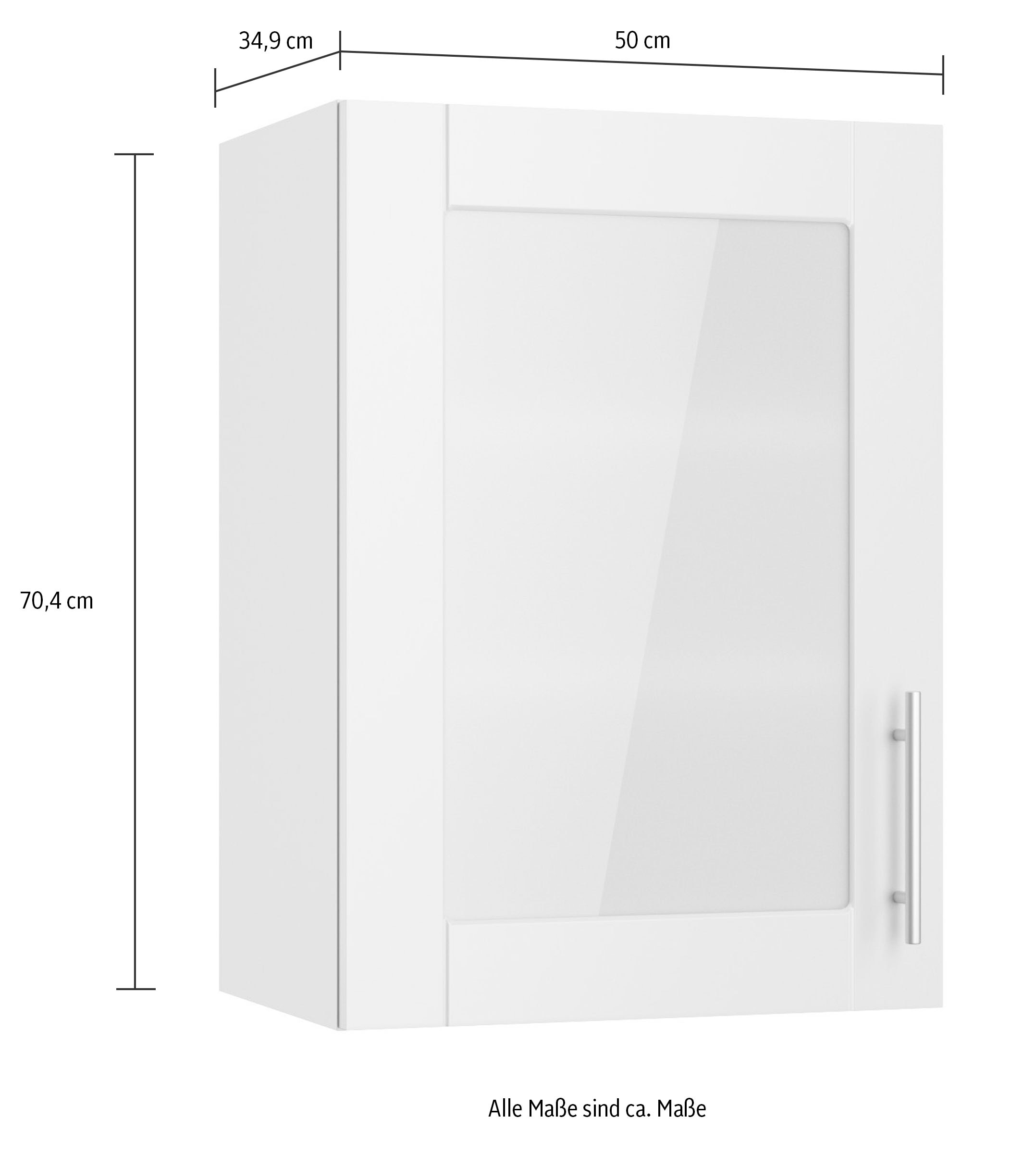 ❤ OPTIFIT Glashängeschrank »Ahus«, Breite 50 cm kaufen im Jelmoli-Online  Shop