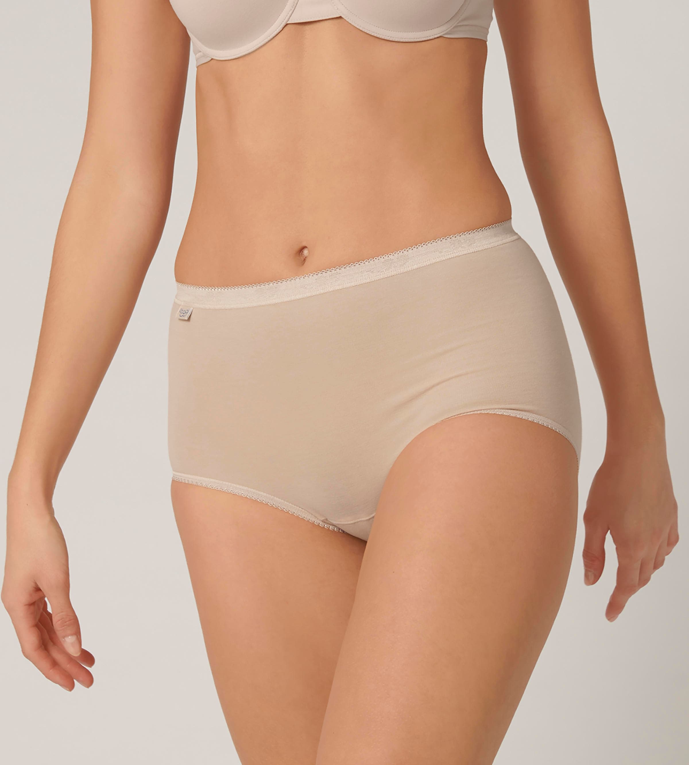 sloggi Slip »Basic+ Maxi 2P«, (2er Pack), perfekter Sitz