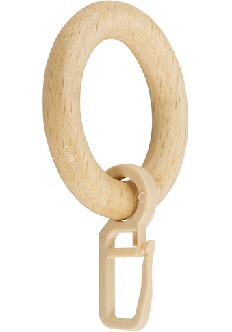 GARESA Gardinenring »Holzring mit Haken«, (20 St.), für Durchmesser 20mm, einfache... kaufen