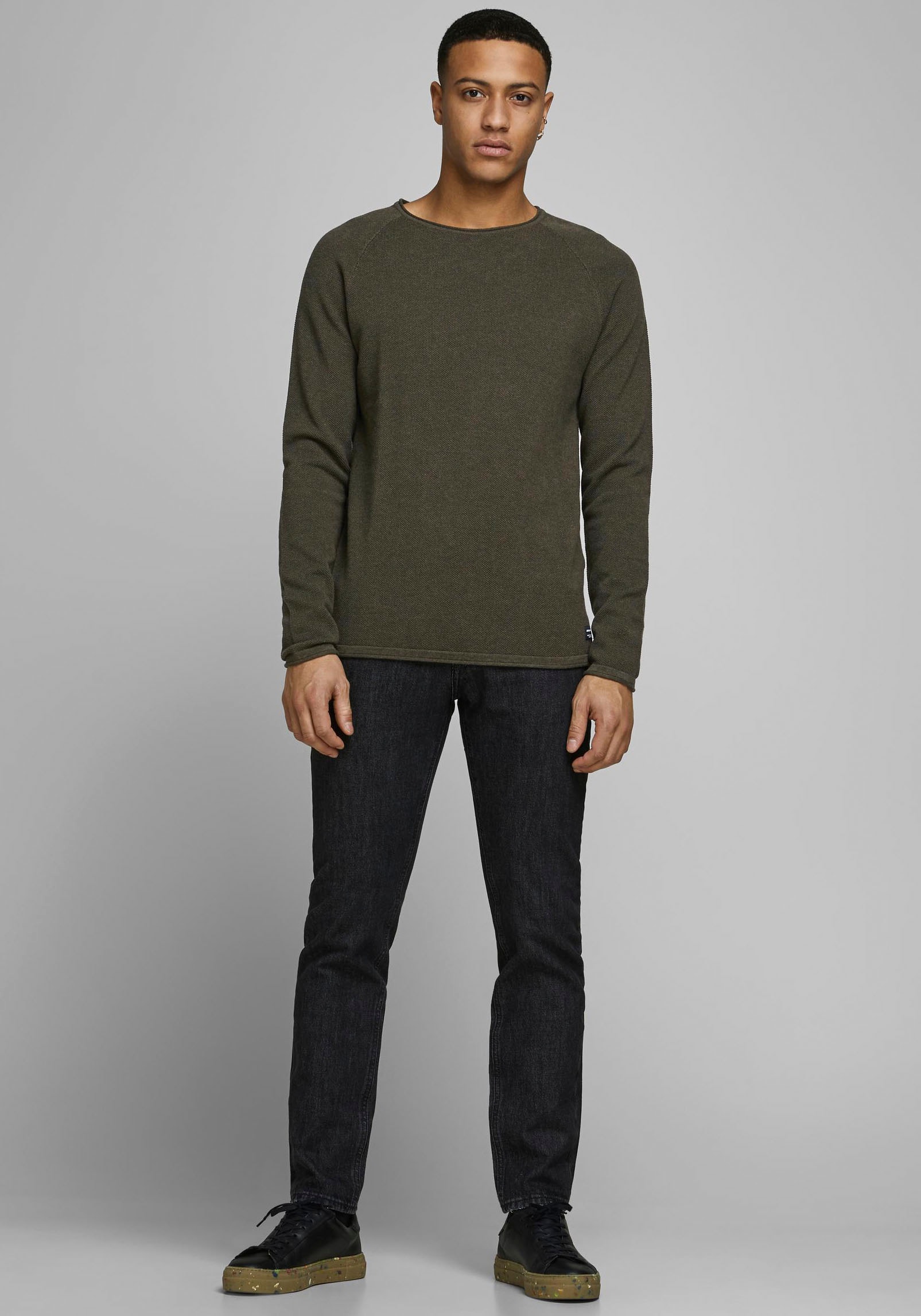 Jack & Jones Rundhalspullover »HILL KNIT«