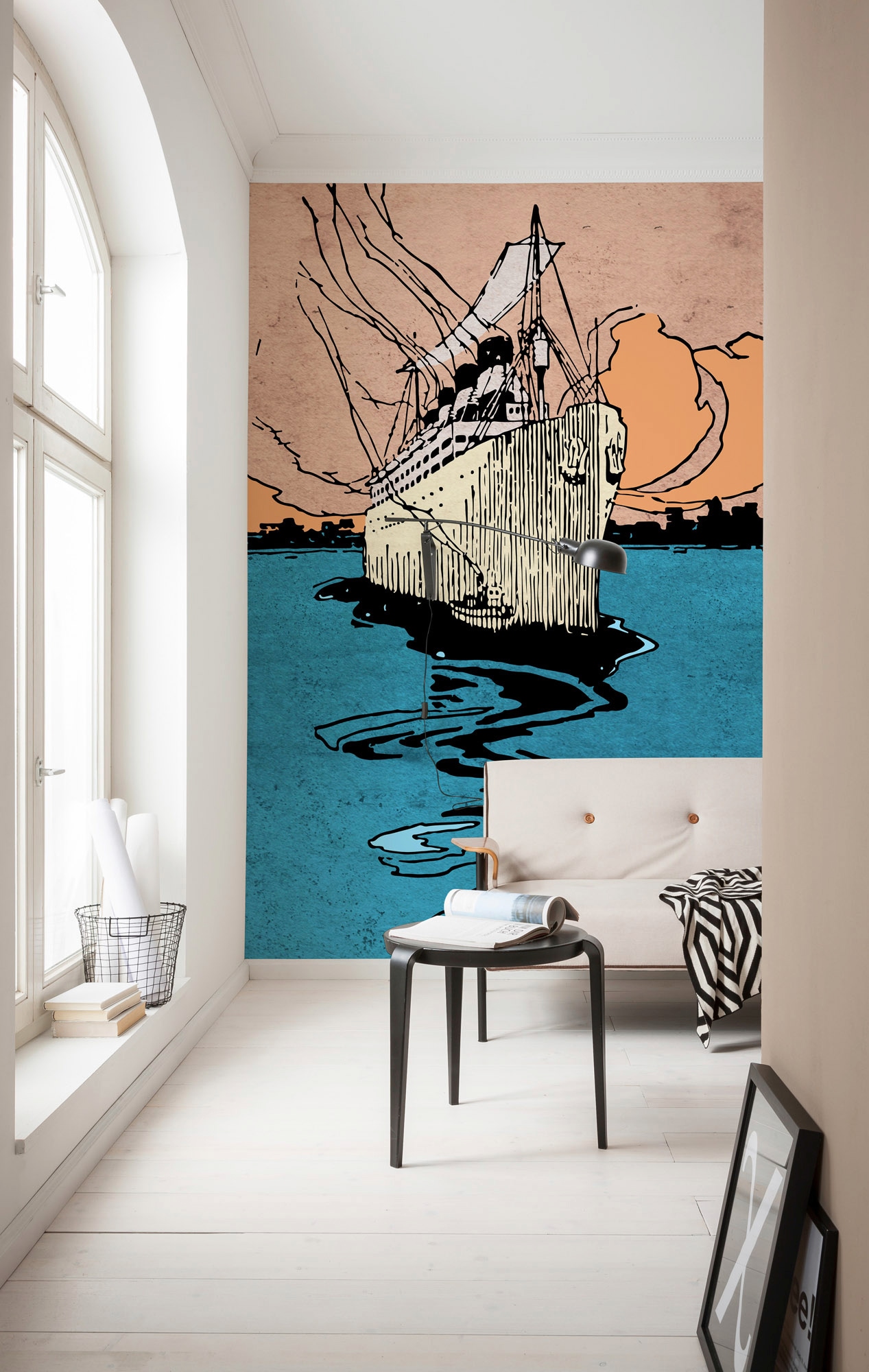 Komar Vliestapete »Digitaldruck Vlies - La Nave - Grösse 200 x 280 cm«, bedruckt, Kinderzimmer