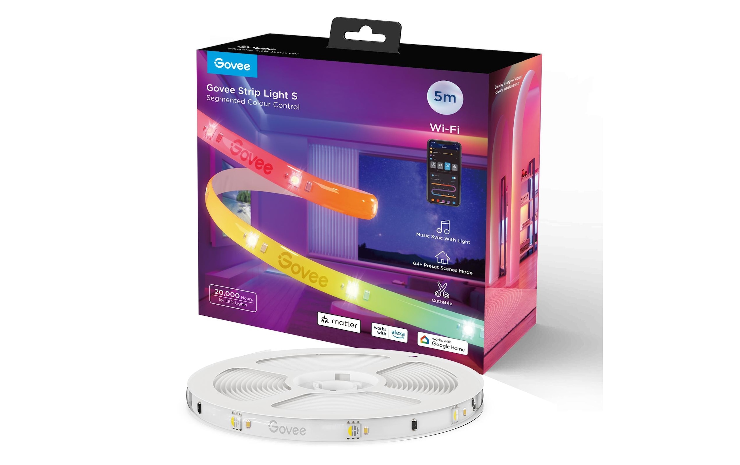 Govee LED Lichtleiste »Govee Light S, Wi-Fi / Bluetooth / Matter«