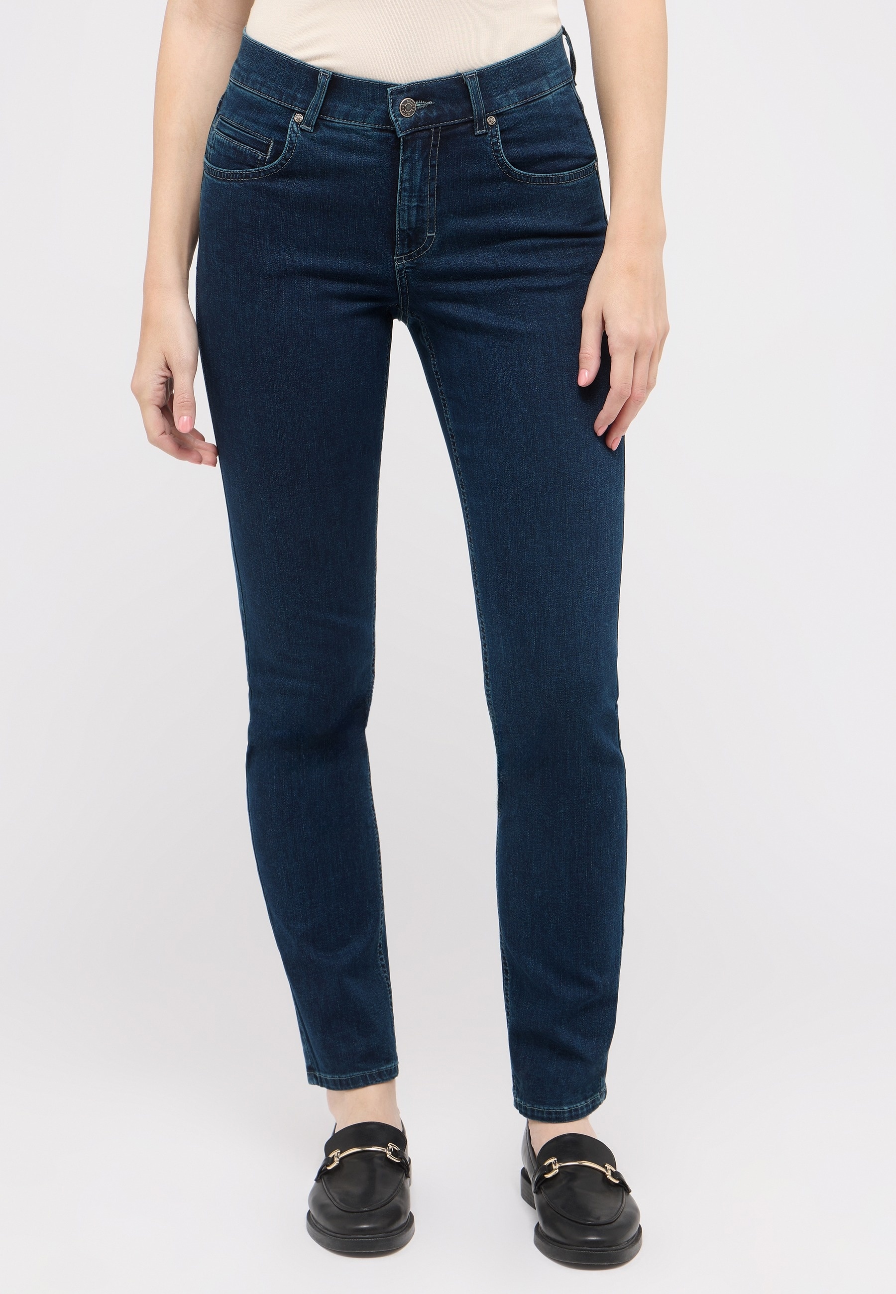 ANGELS 5-Pocket-Jeans »CICI« aus sportivem Denim