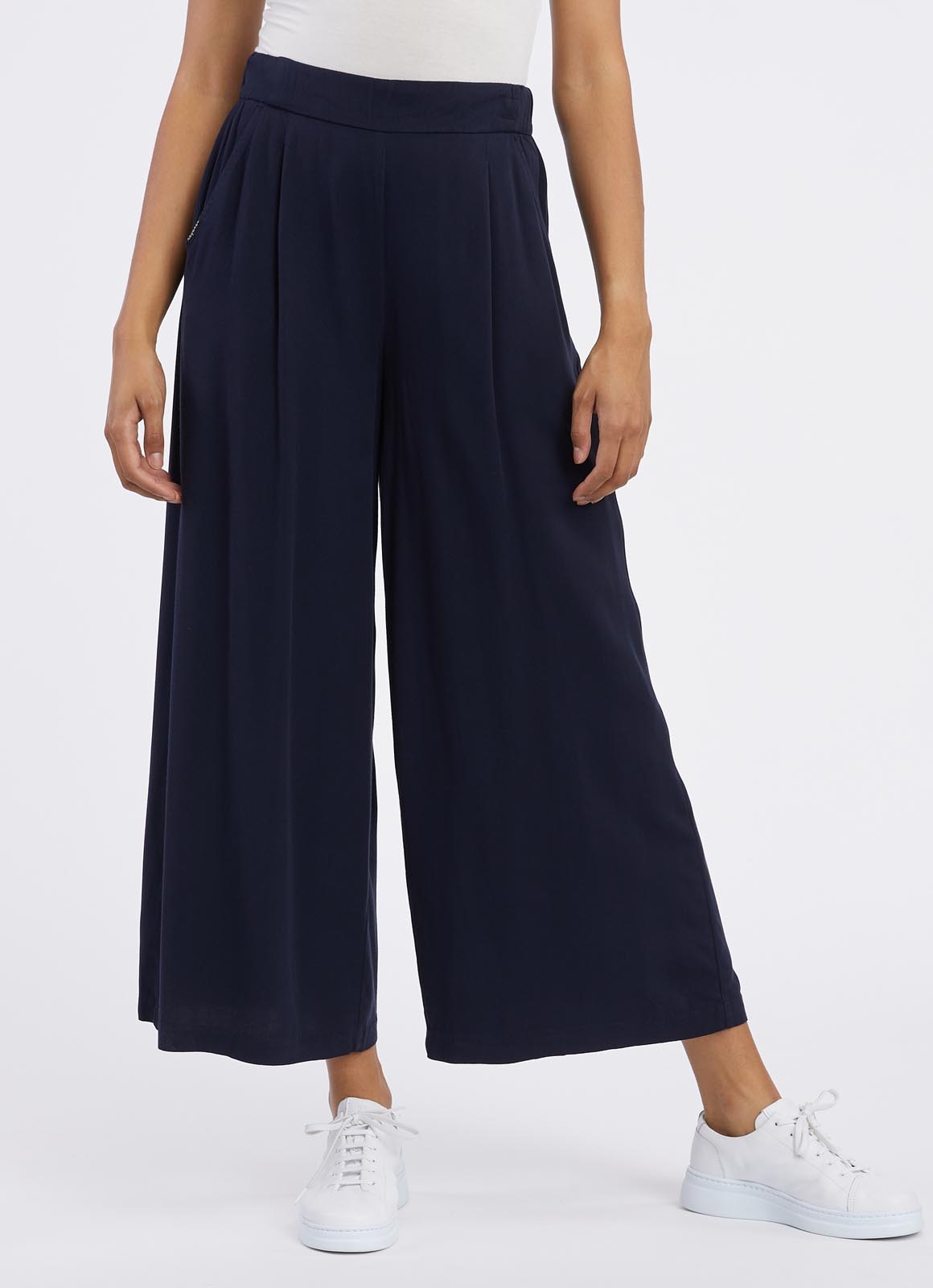 Culotte »LOGGAN«, modische Hose mit weiter Beinform