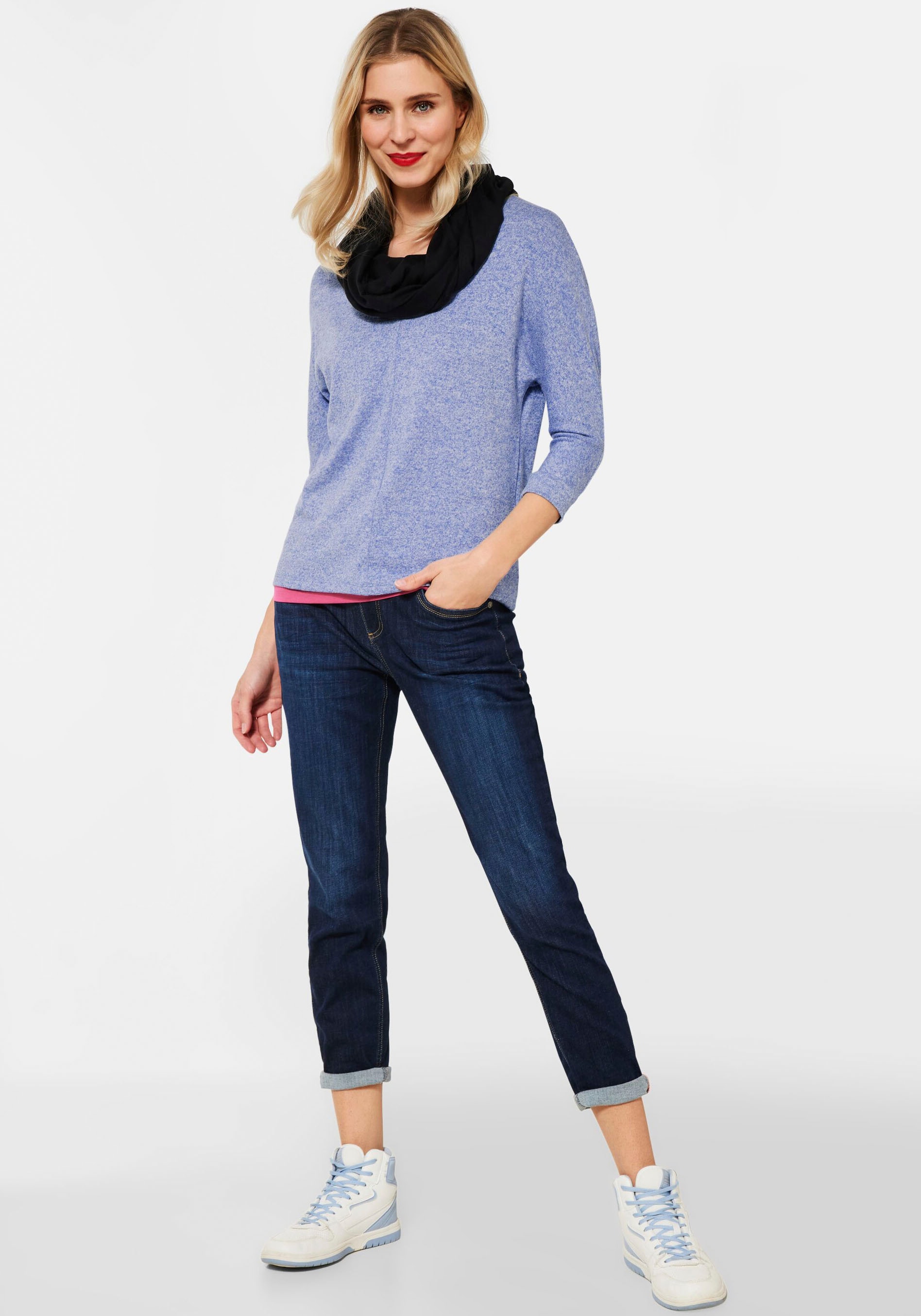 ONE online STREET 3/4-Arm-Shirt Melange-Optik Jelmoli-Versand »Style bei Ellen«, kaufen in Schweiz