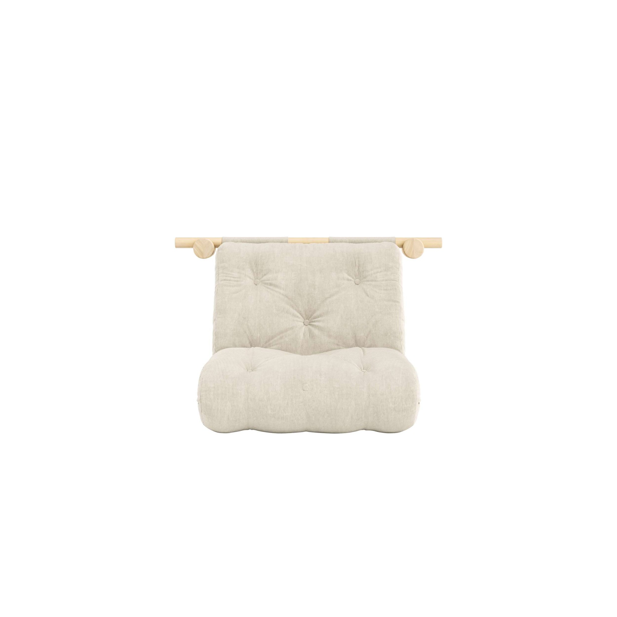 Karup Design Schlafsofa »Hooked Sofa Bed / Sleeper Chair – Sitz- oder Schlafplatz, platzsparend«, Futonmatratze inkl. Halterungsset aus FSC®-zertifiziertem Massivholz