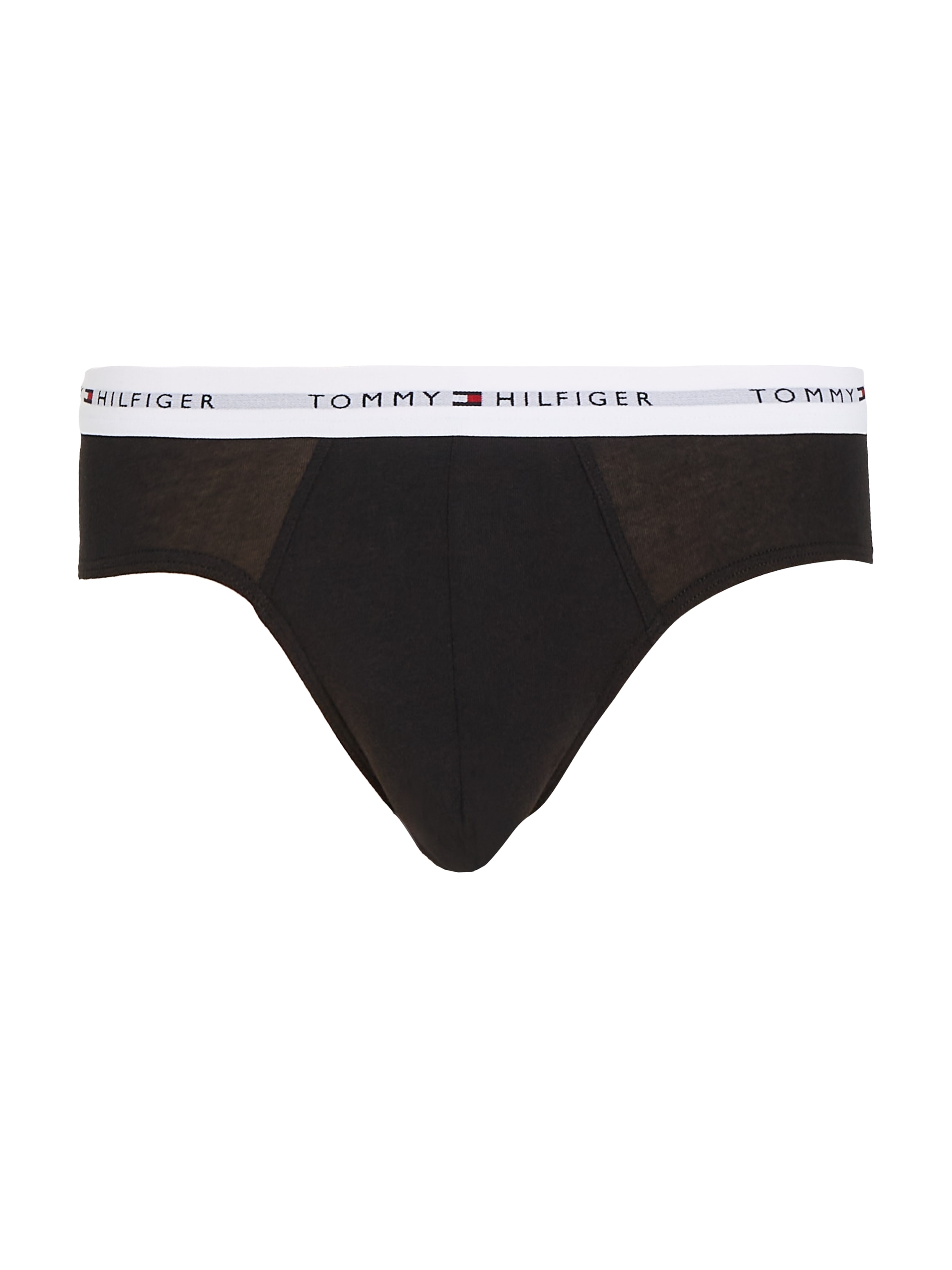 Tommy Hilfiger Underwear Slip »5P BRIEF«, (Packung, 5 St., 5er-Pack), mit kontrastfarbenem Logobund