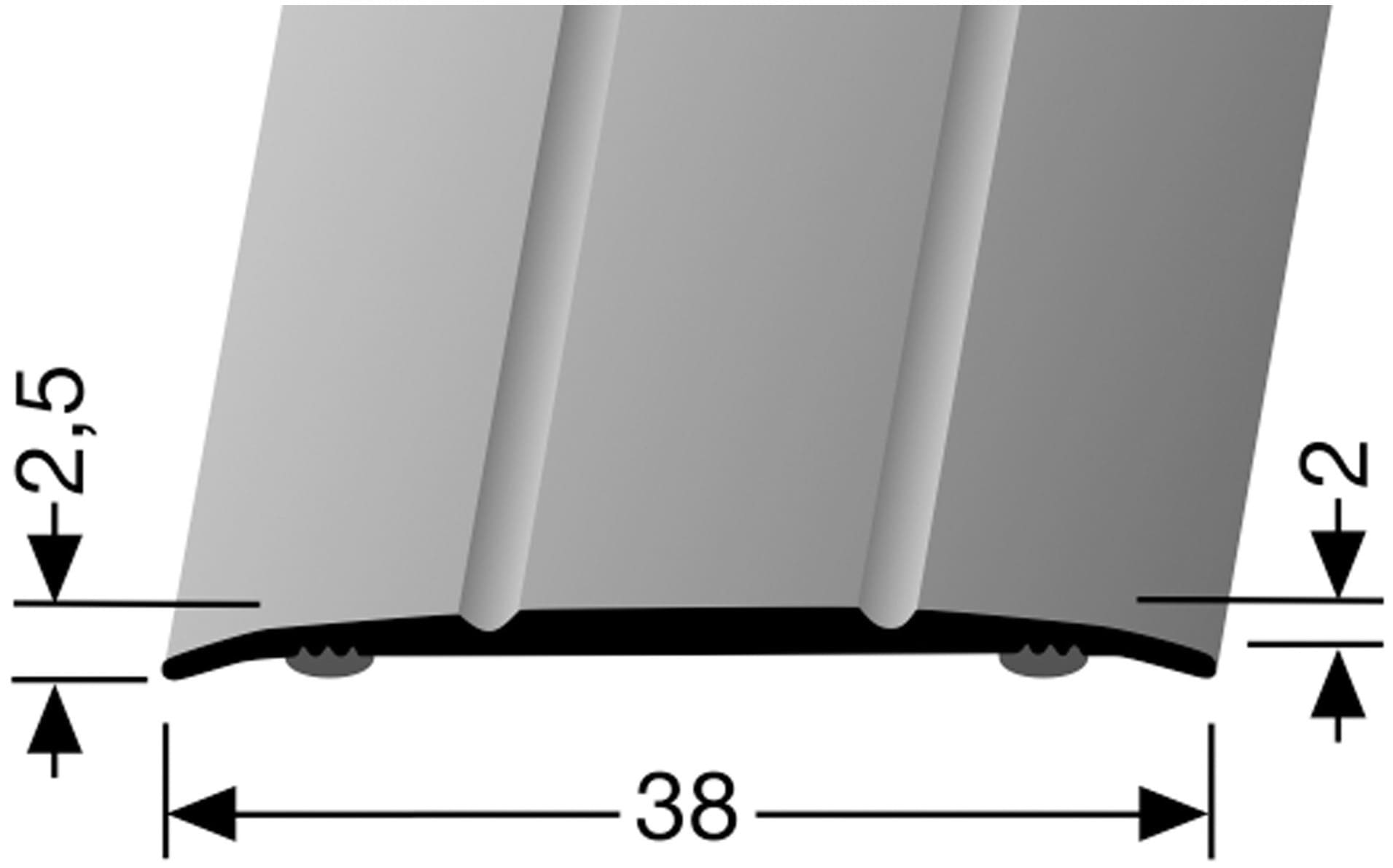 Küberit Übergangsprofil »Übergang 438 SK«, BxL: 3,8x100 cm, selbstklebend