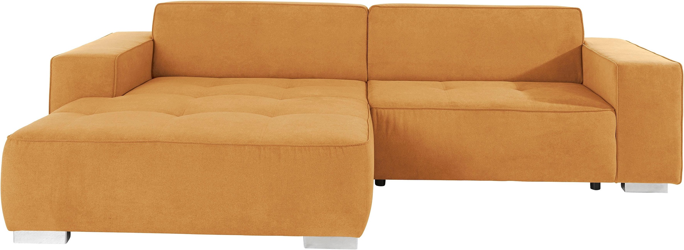 INOSIGN Ecksofa »Sapporo L-Form«, wahlweise Bettfunktion oder Sitztiefenverstellung, Federkern