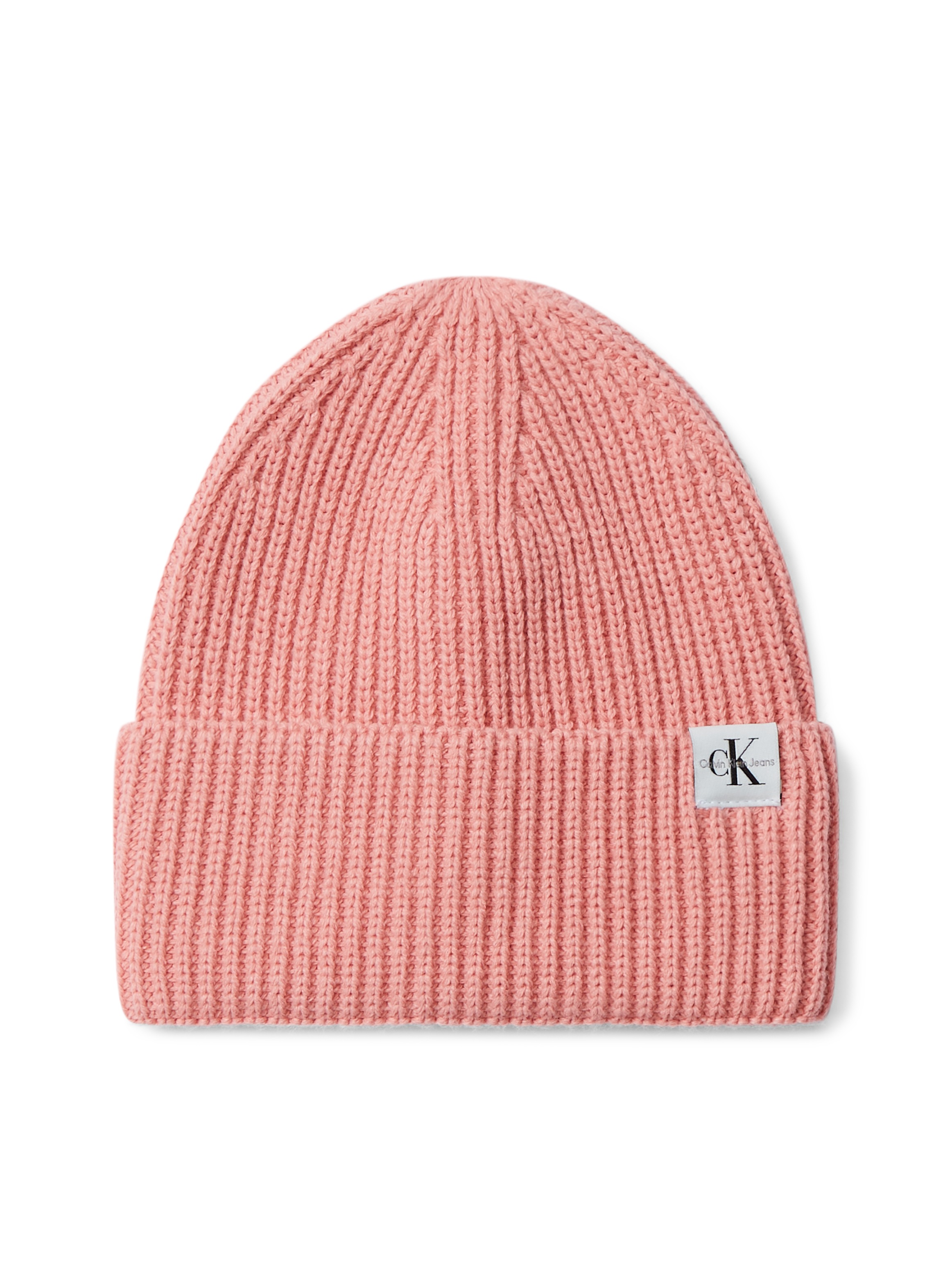 Calvin Klein Jeans Beanie »Monogram Rib Beanie« mit Logopatch
