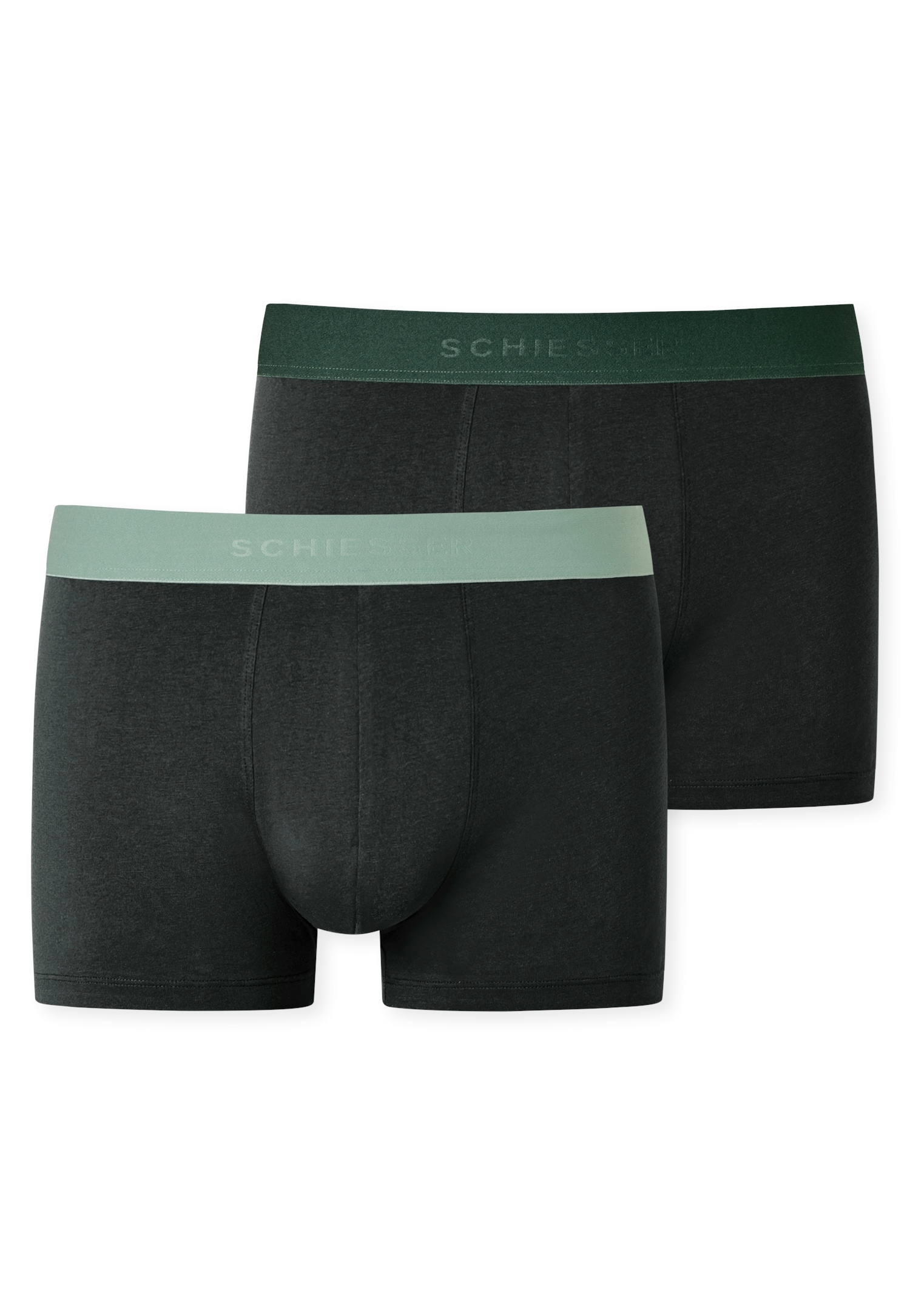 Boxershorts »"95/5"«, (2er Pack), mit farblich abgesetztem, sportlichem Logo-Webgummibund