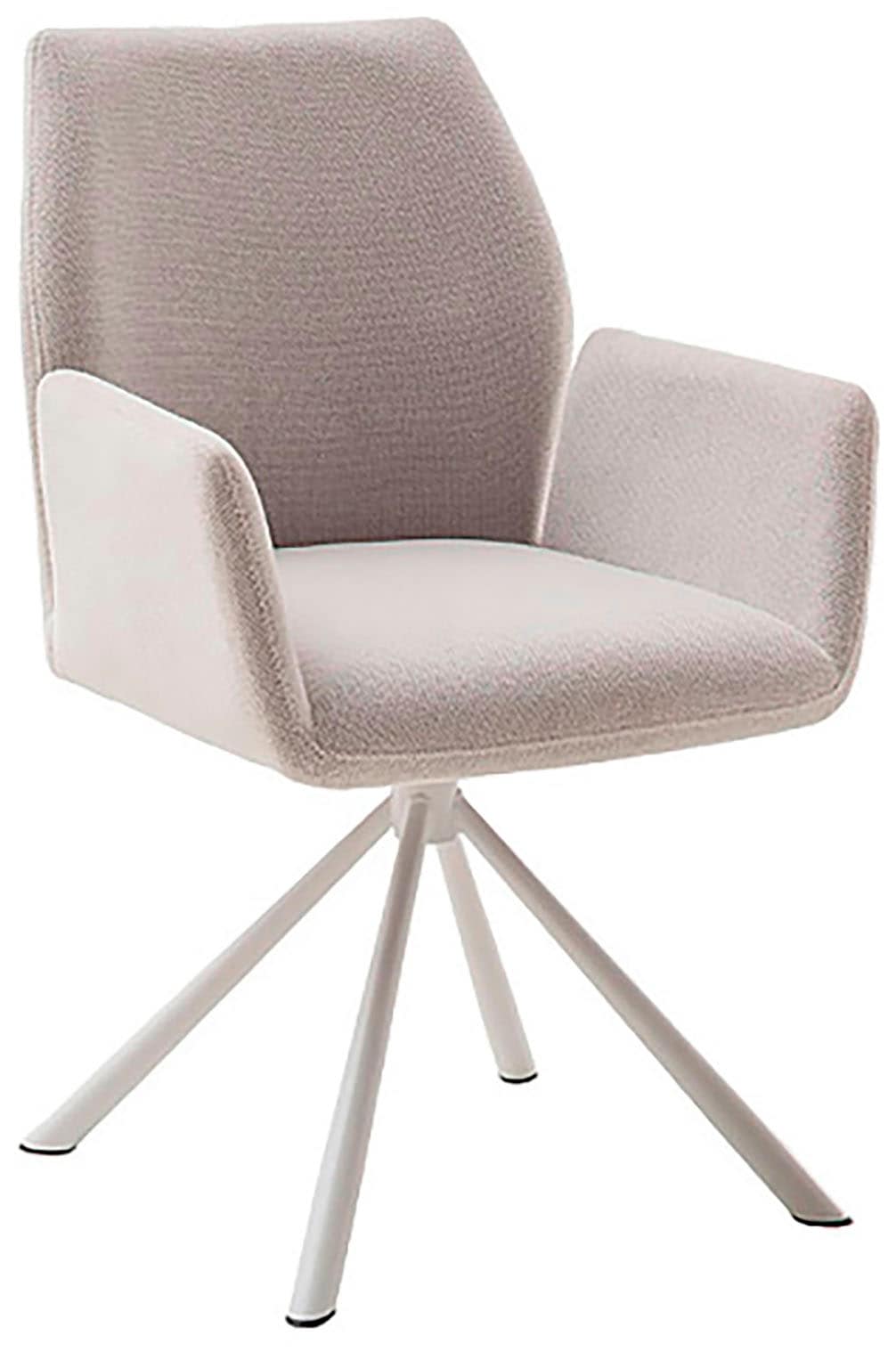 MCA furniture 4-Fussstuhl »BEVERLY«, (Set), 2 St., Chenilleoptik, Esszimmerstuhl,Chenilleoptik,360°drehbar,Sitzhöhe 49cm,belastbar 120kg