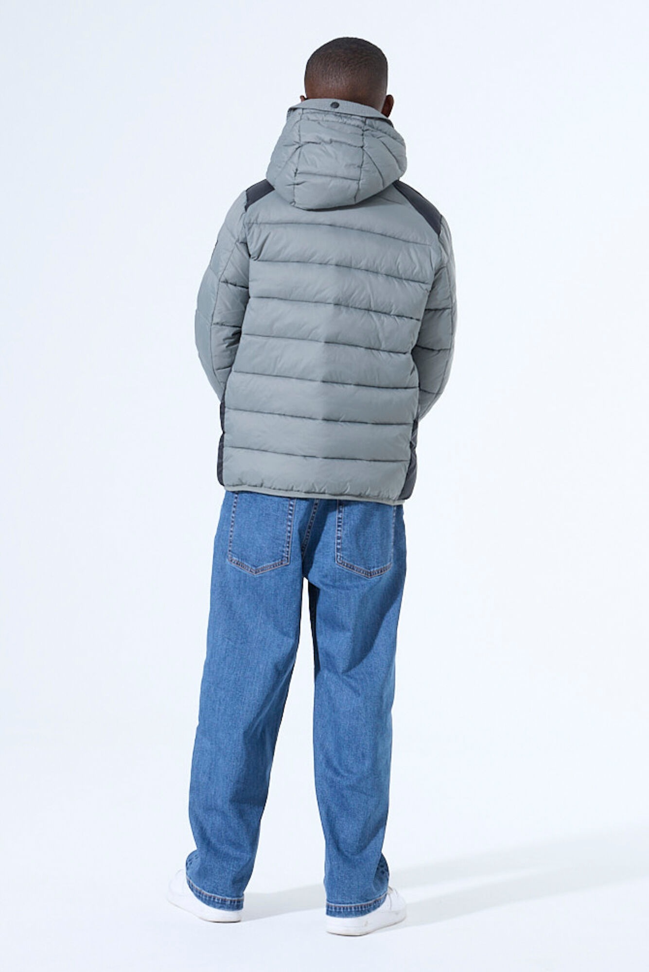 Garcia Steppjacke, mit Kapuze, mit Logo Stickerei for BOYS