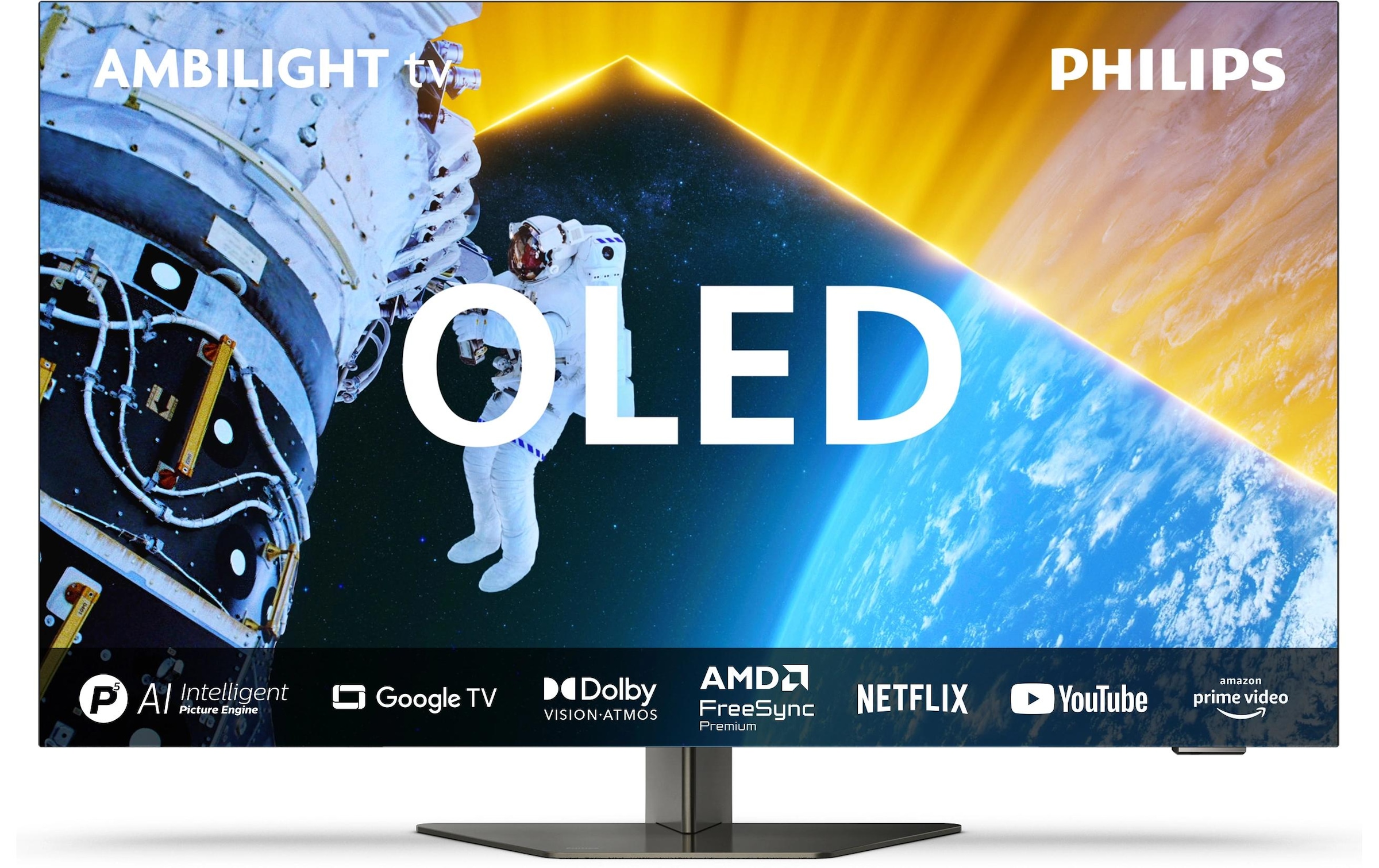 OLED-Fernseher »48OLED809/12 48 3840 x 2160 (Ultra HD 4K), OLED«, 4K Ultra HD, Google TV