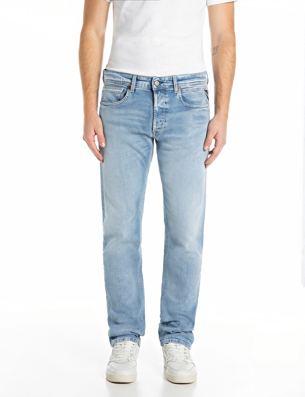 Replay Straight-Jeans »GROVER« in vielen verschiedenen Waschungen, mit Stretch