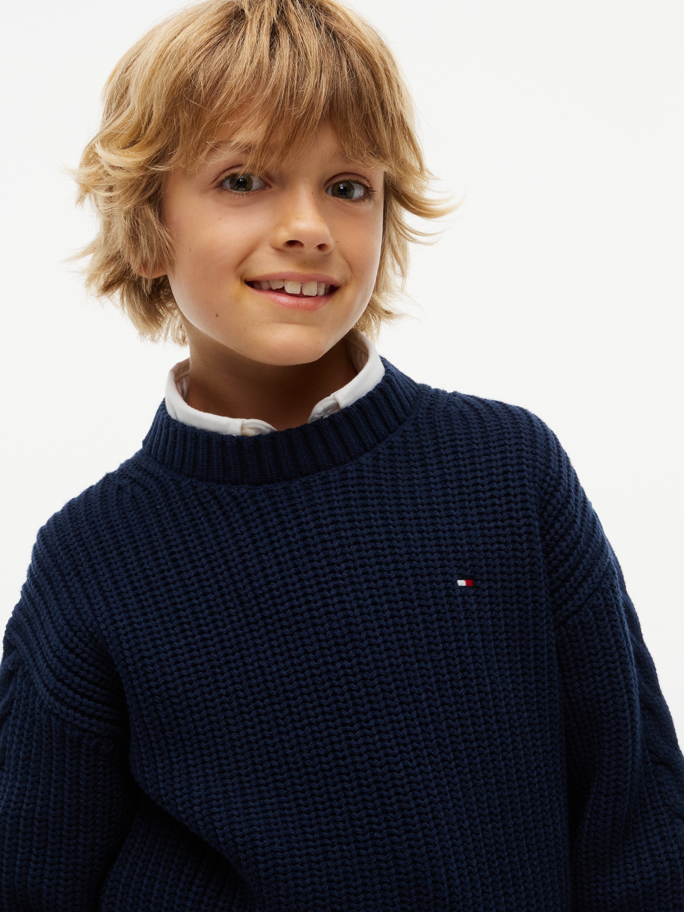 TOMMY HILFIGER Pull pour garçons bleu marine | 140
