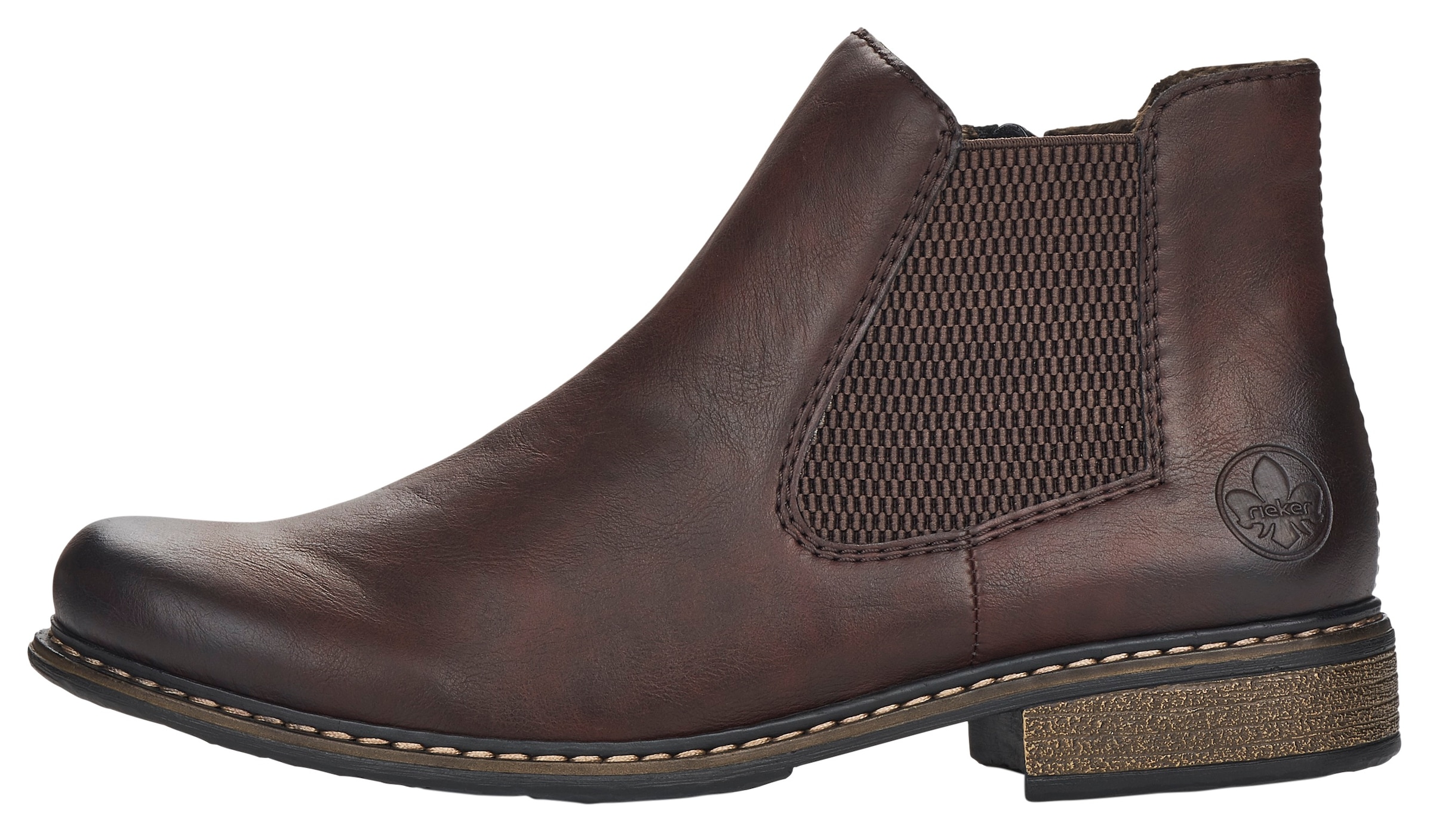 Rieker Chelseaboots, Stiefelette, Boots, Blockabsatz, in klassischer Optik