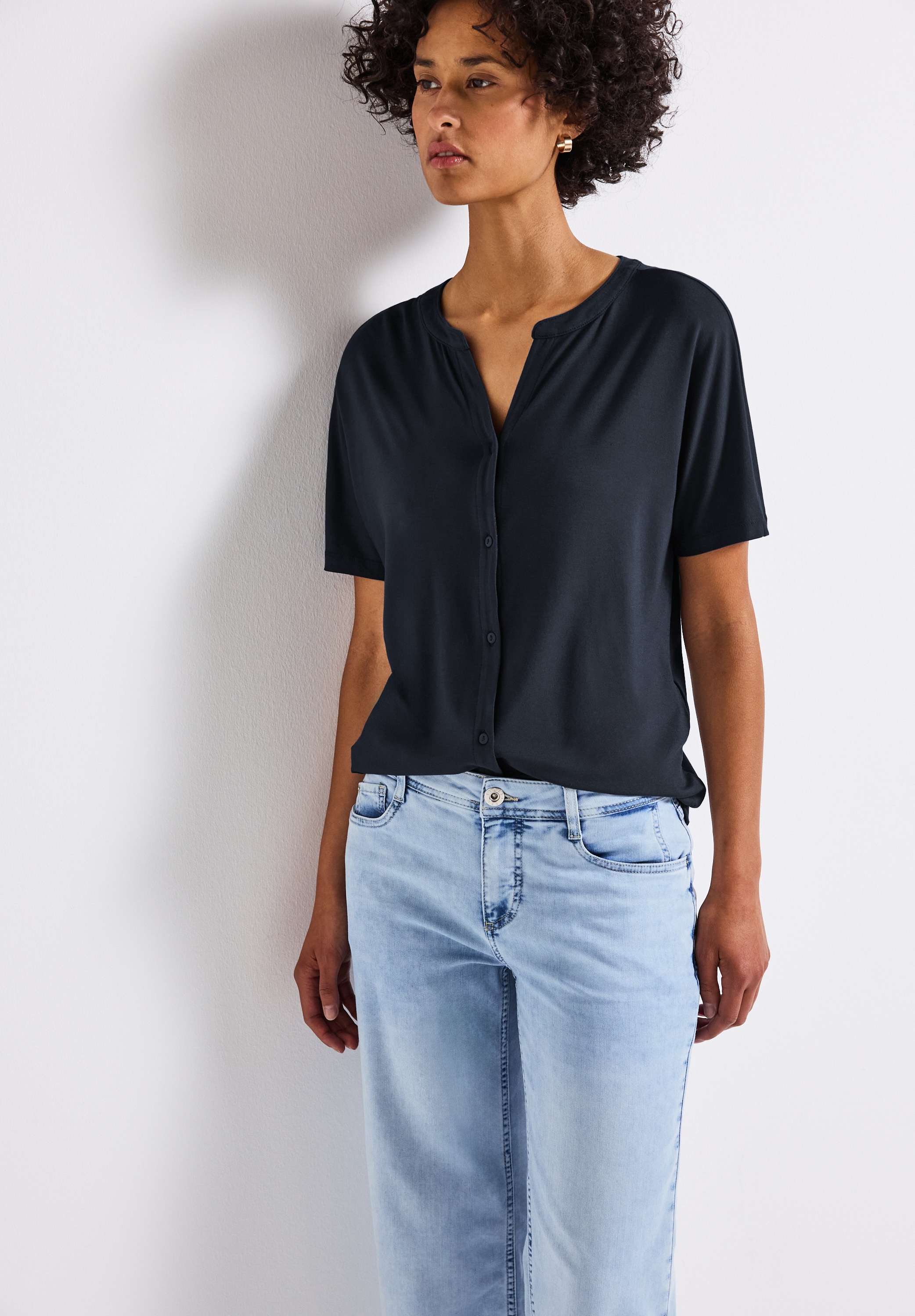 STREET ONE T-Shirt im Tunika-Look