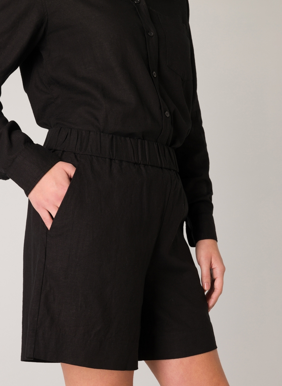 Base Level Shorts Sommerhose im Leinenmix