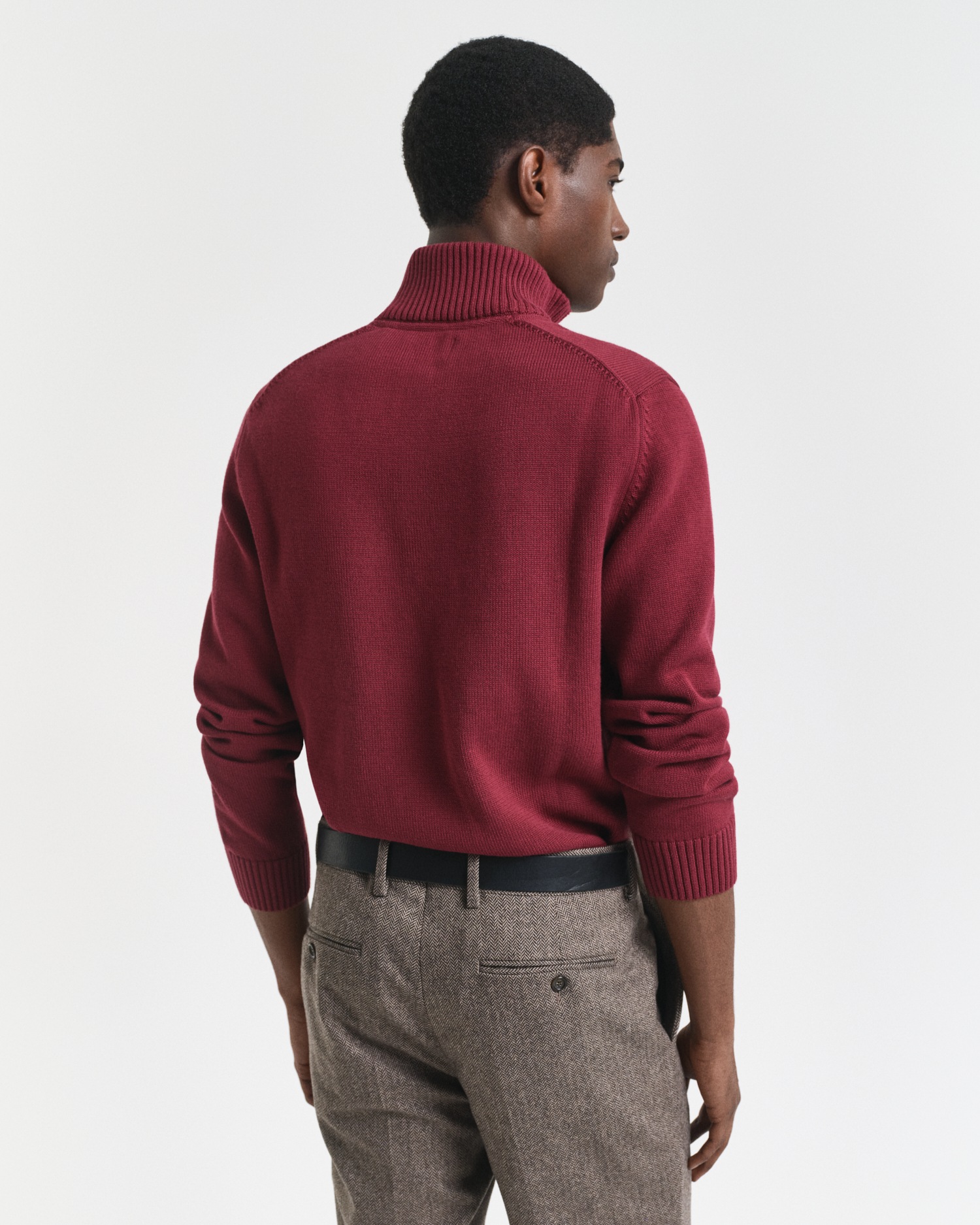 Gant Troyer »CASUAL COTTON HALF ZIP«, mit grafischer Logostickerei auf der Brust