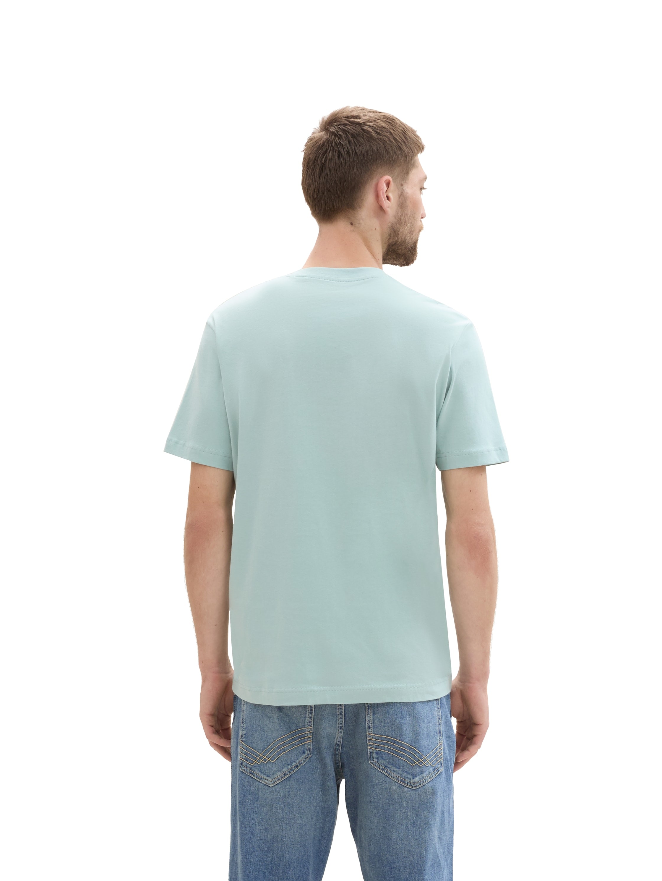 TOM TAILOR T-Shirt, mit grossem Logofrontprint
