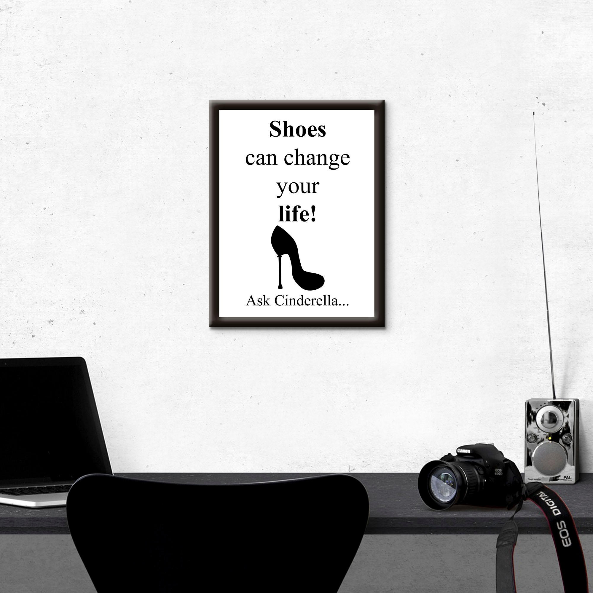 (1 Jelmoli-Versand online Wandbild »Schuhe«, Texte, & St.) Sprüche | Artland kaufen