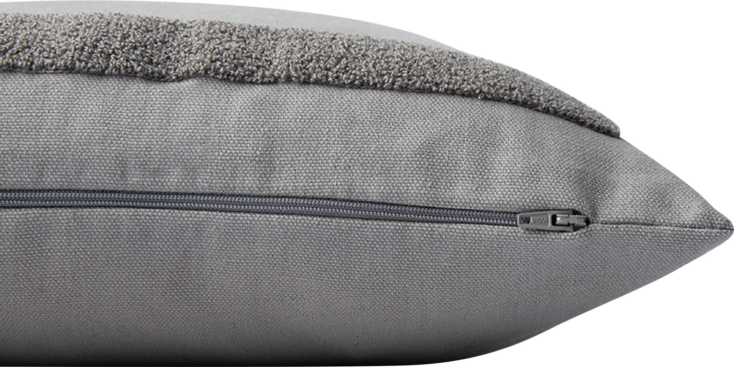 TOM TAILOR HOME Dekokissen »Case«, aufgesticktem Bouclé-Effektrahmen, Kissenhülle ohne Füllung, 1 Stück
