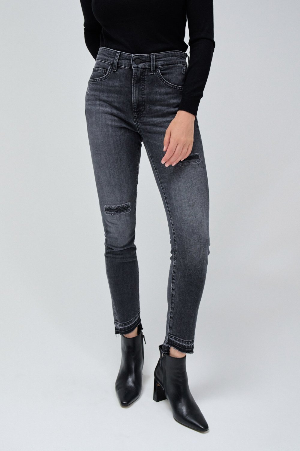 Salsa Skinny-fit-Jeans »Salsa Jeans Jeans Faith Destroyed Black«