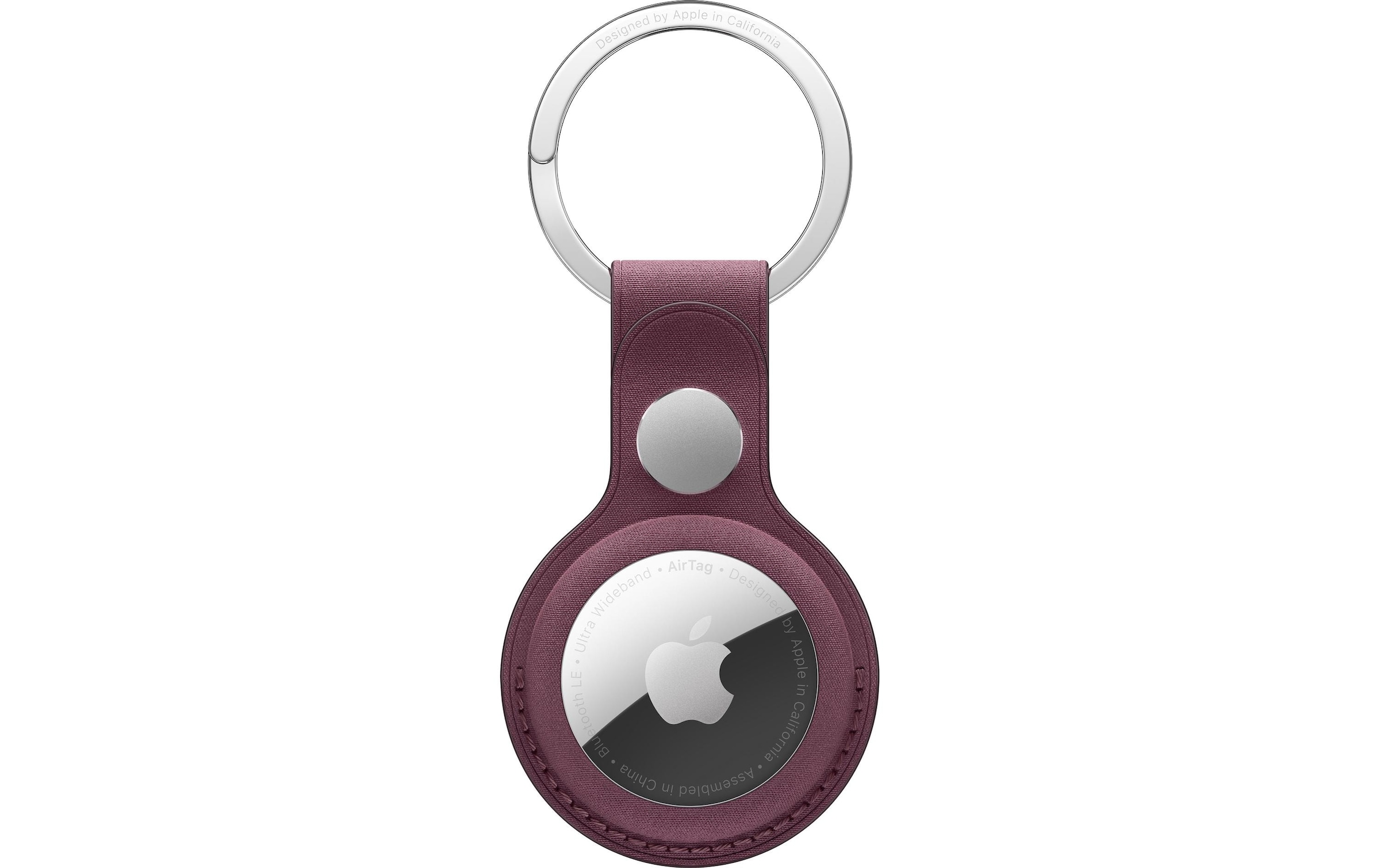 Apple AirTag Schlüsselanhänger aus Feingewebe, Mulberry