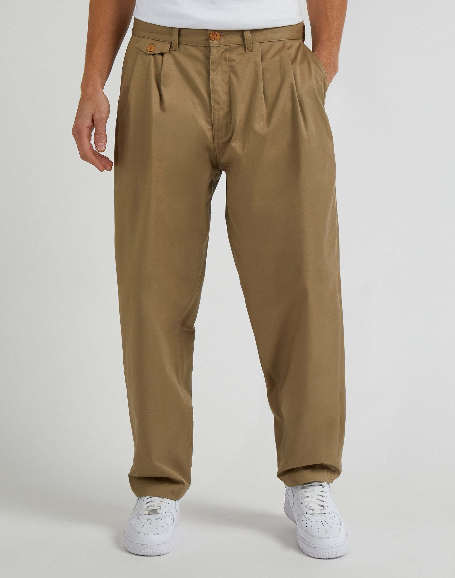 Chinohose »LEE Chinohose Double Pleated Chino«