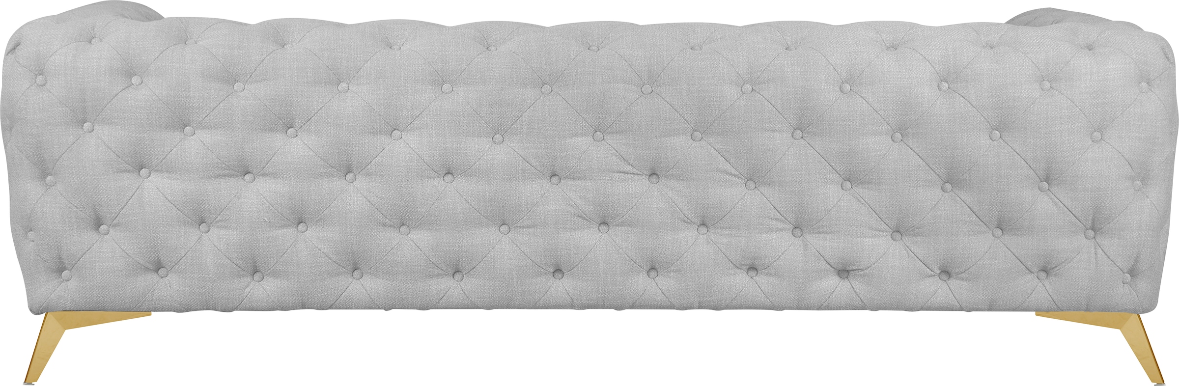 Leonique Chesterfield-Sofa »Glynis«, aufwändige Knopfheftung, moderne Chesterfield Optik, Fussfarbe wählbar