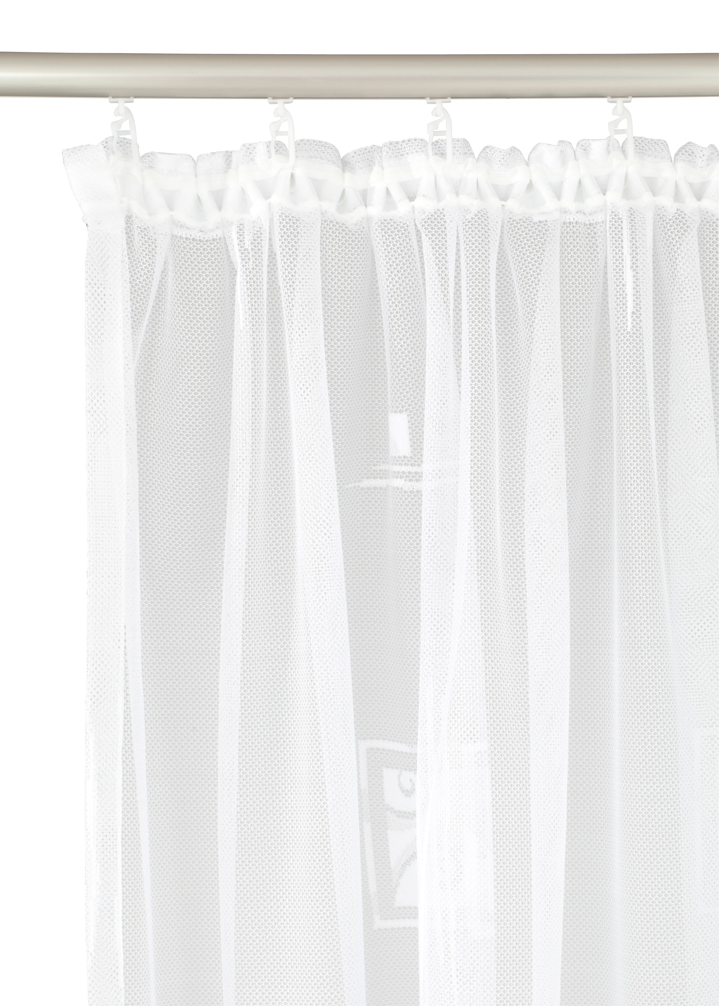 Weckbrodt Gardine »Alexa«, (1 St.), Jacquard, strukturiert,halbtransparent, Allover,Motiv, nach Mass, Store
