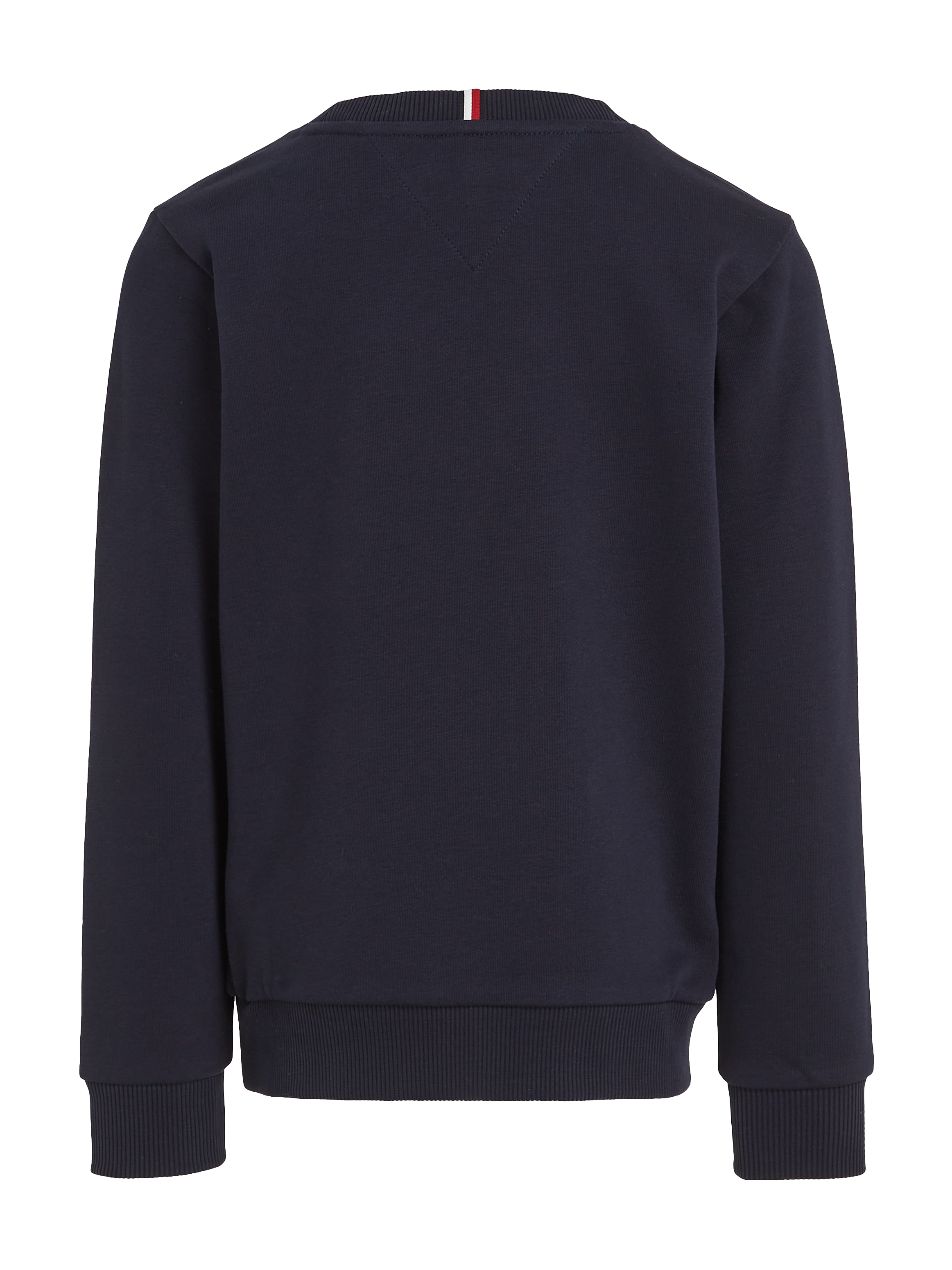 Tommy Hilfiger Sweatshirt »MONOTYPE FLOCK REG SWEATSHIRT«, Baby bis 2 Jahre; mit Frontprint; Rundhals, Langarm