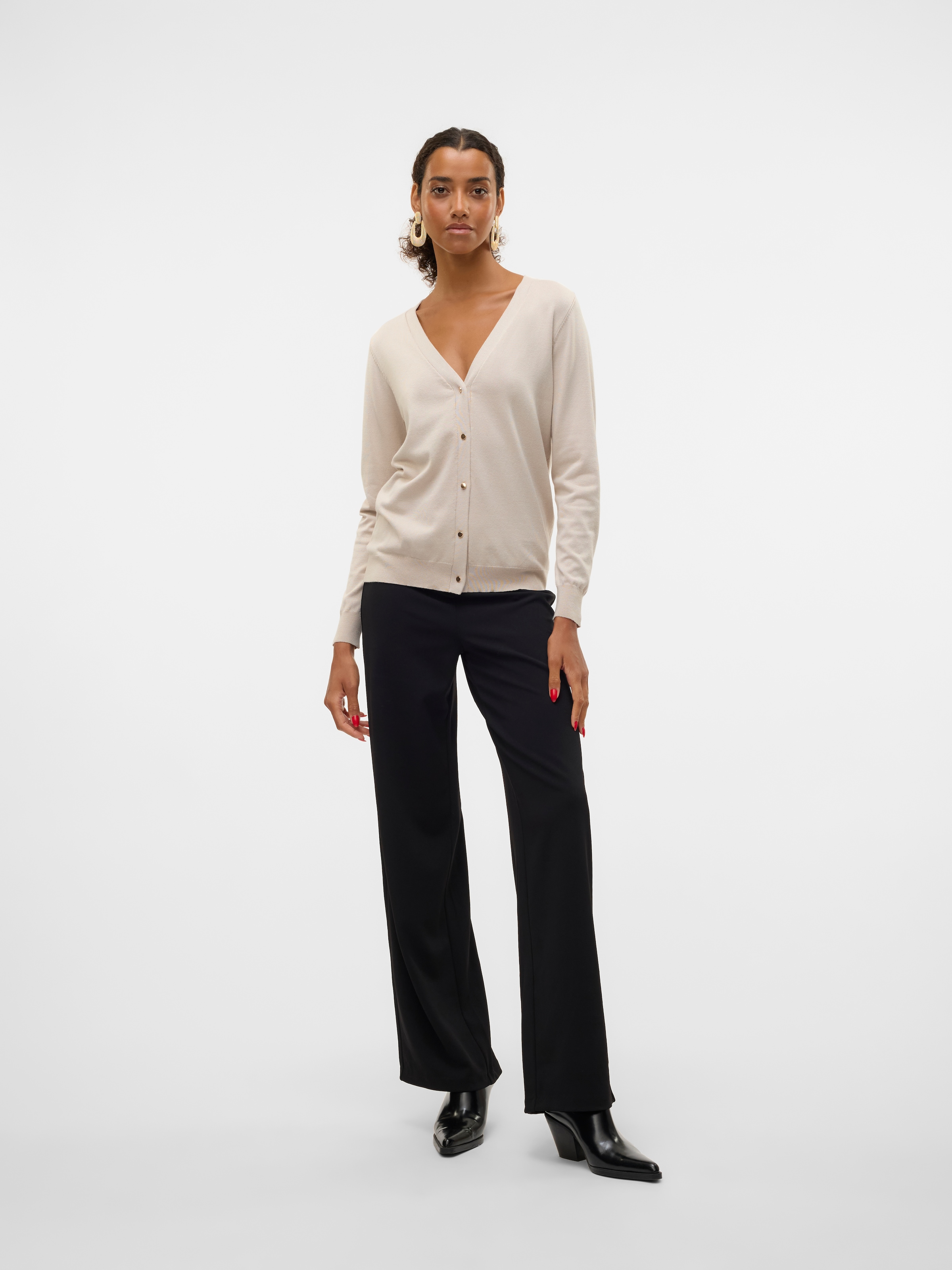 Vero Moda Schlupfhose »VMBERLIN ZAMIRA MW WIDE PANT NOOS«, Sommerhose
