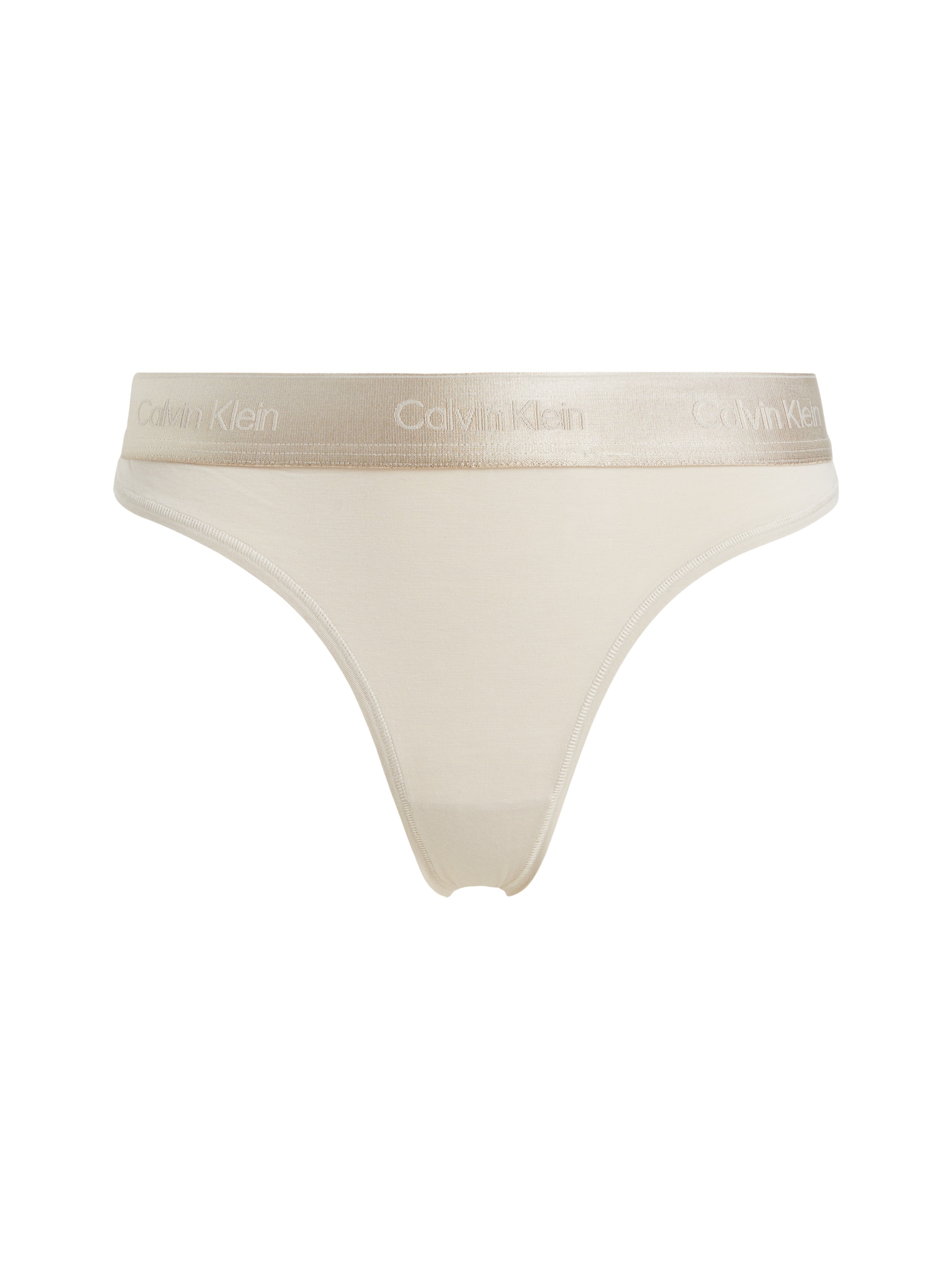 Calvin Klein Underwear Stringtanga »THONG« mit glänzendem Logo-Elastikbund