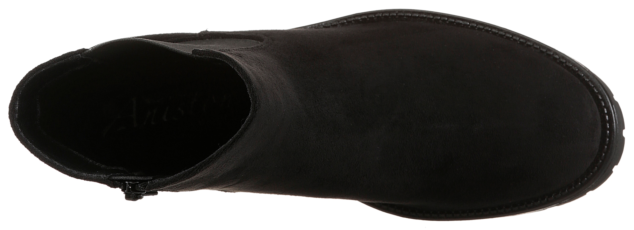 Aniston SHOES Chelseaboots, Stiefelette mit Reissverschluss und Stretcheinsatz - NEUE KOLLEKTION