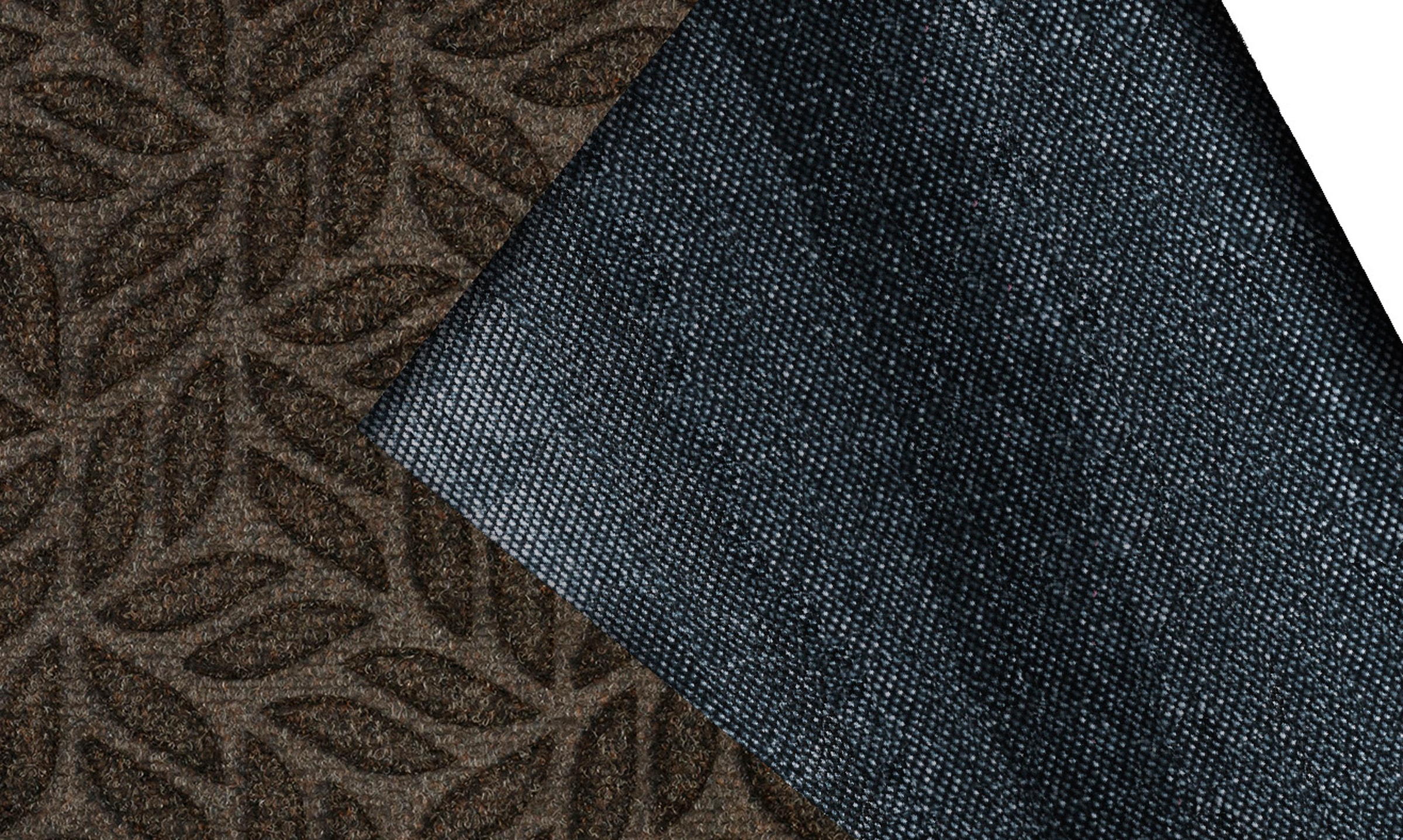 wash+dry by Kleen-Tex Fussmatte »DUNE Leaves Dark Brown«, rechteckig, 8 mm Höhe
